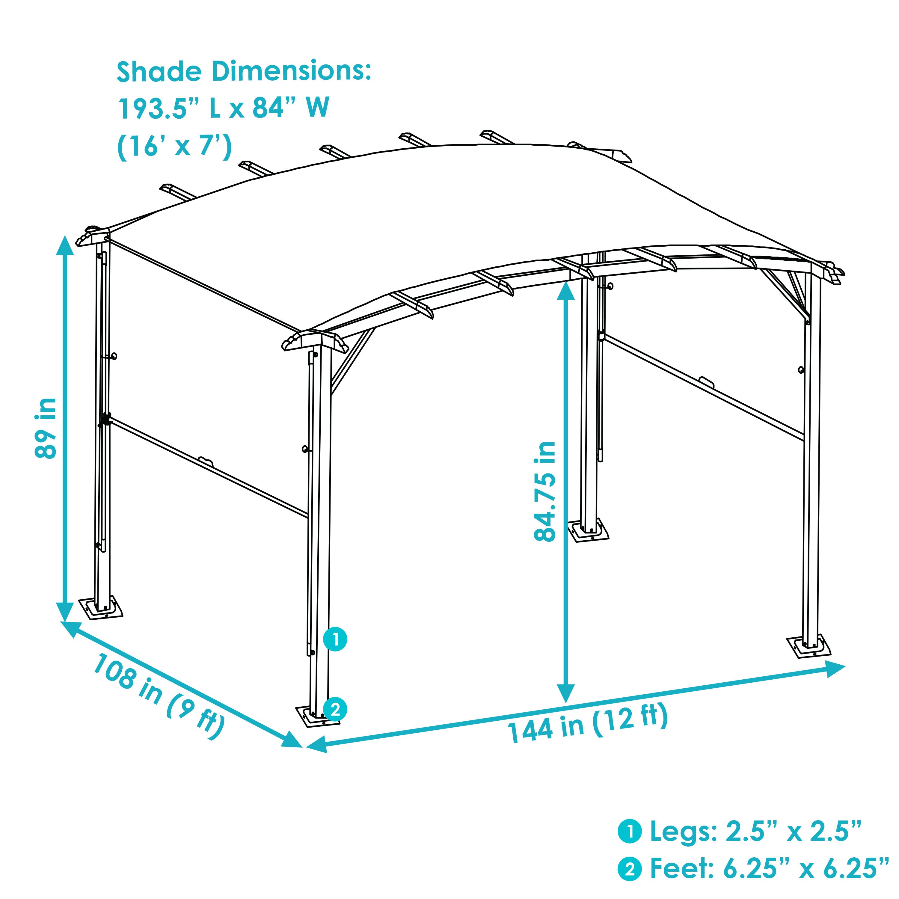 Sunnydaze Decor CRE-607 Pergolas-2 - View #4