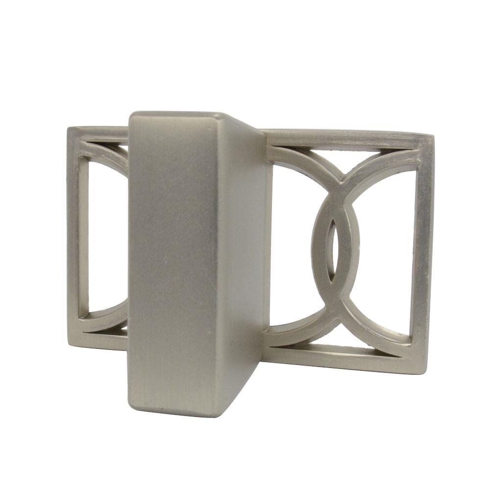 Wisdom Stone 4242SN Symone Satin Nickel Rectangular Cabinet Knob
