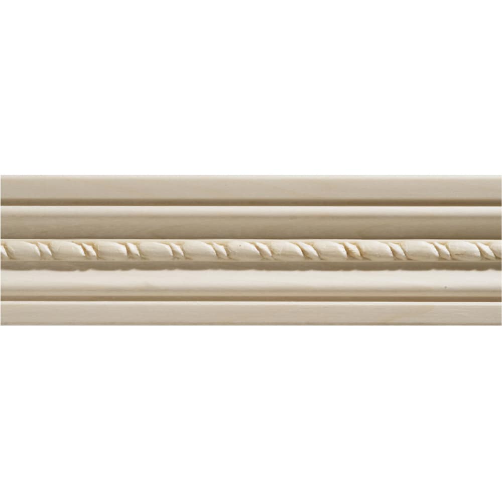 Ornamental Mouldings 1124-7FTWHW 1/2-in x 2-1/8-in x 7-ft Unfinished White hardwood 1124 Casing
