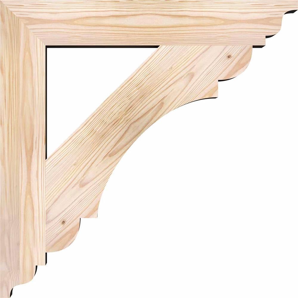 Ekena Millwork BKT04X24X24OLY01SDF Exterior-Brackets-Braces - View #3