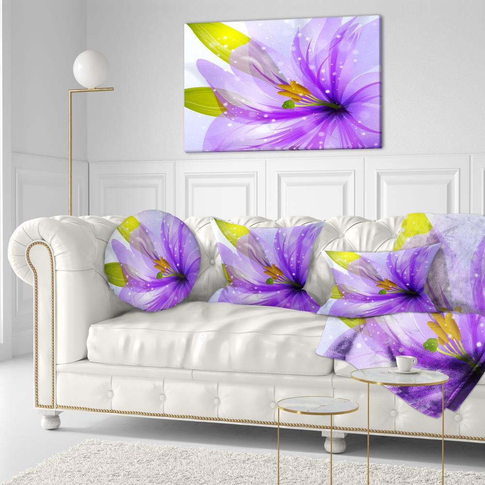 Designart 20-in H x 40-in W Floral Print on Canvas at Lowes.com