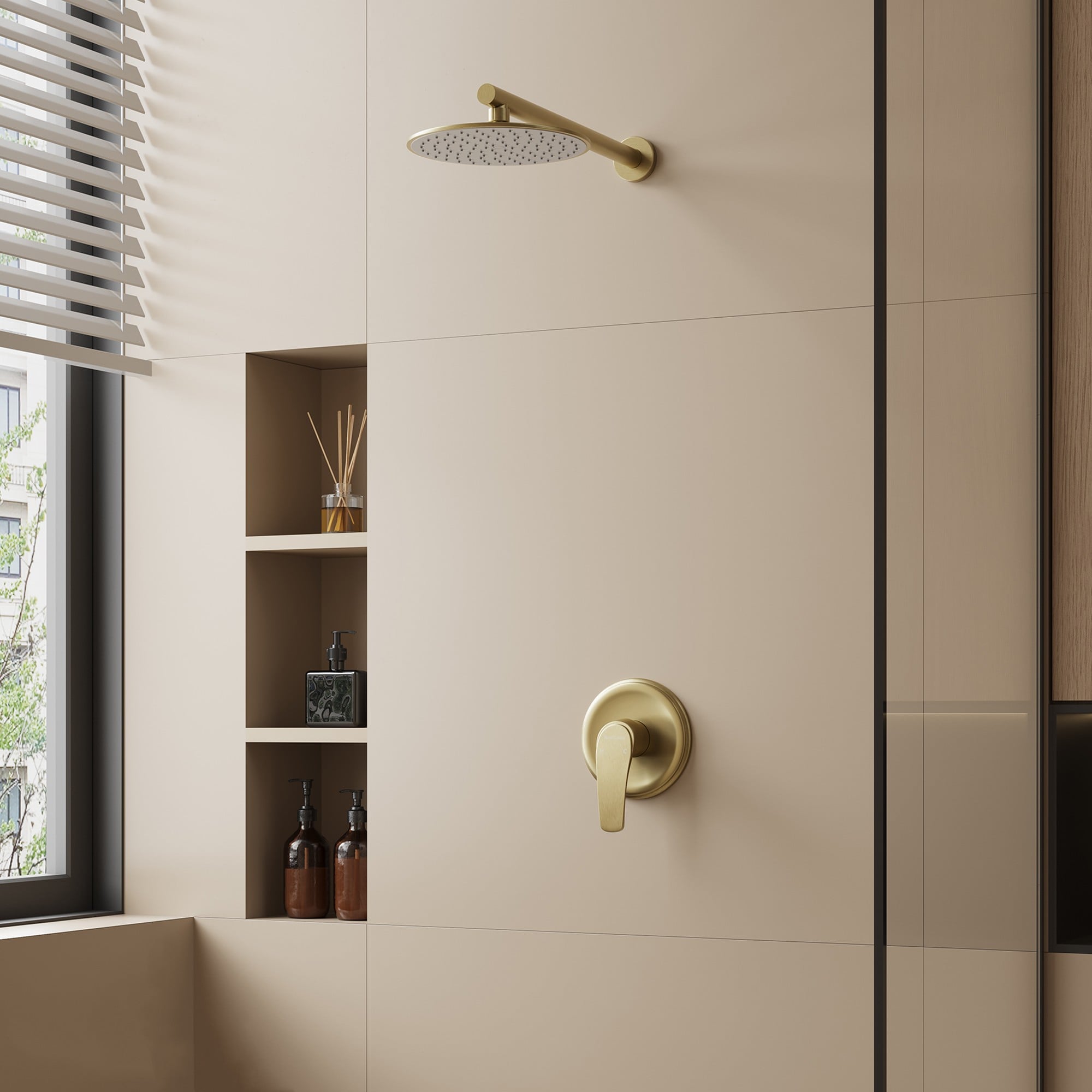 CASAINC KCHS0014-10BG Showerhead-Bar-Panels - View #2