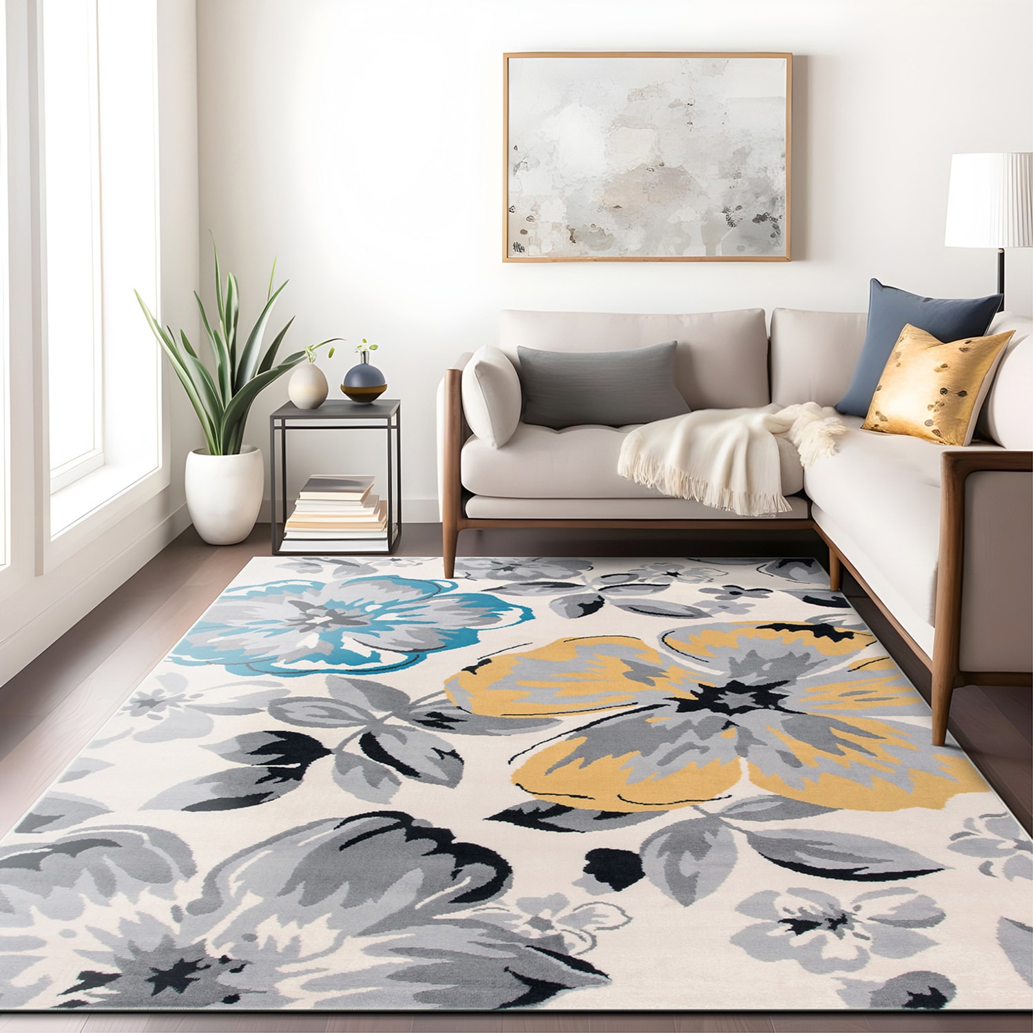 World Rug Gallery 9098 CREAM 5X7 rugs - View #6