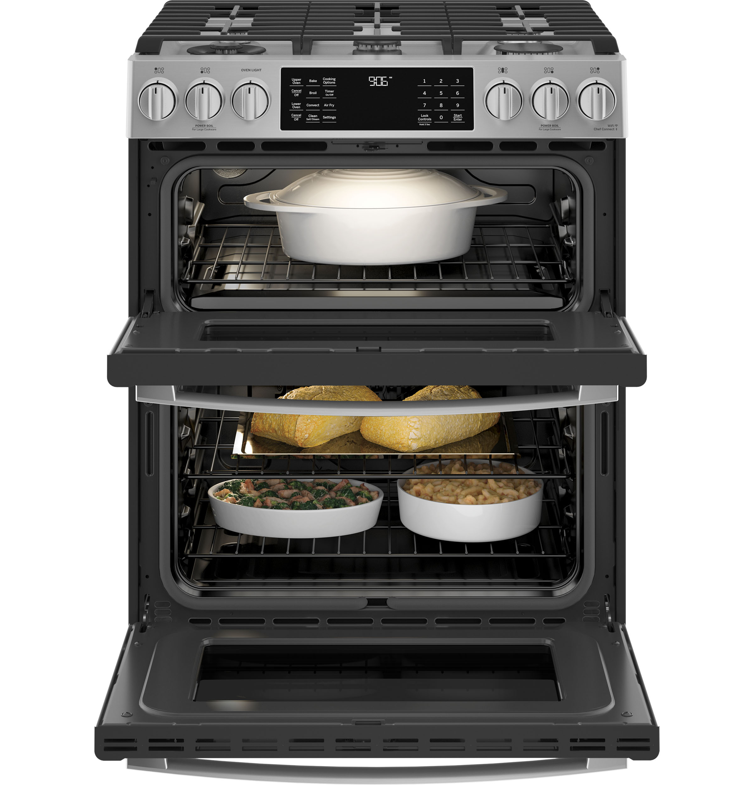 Ge induction deals double oven