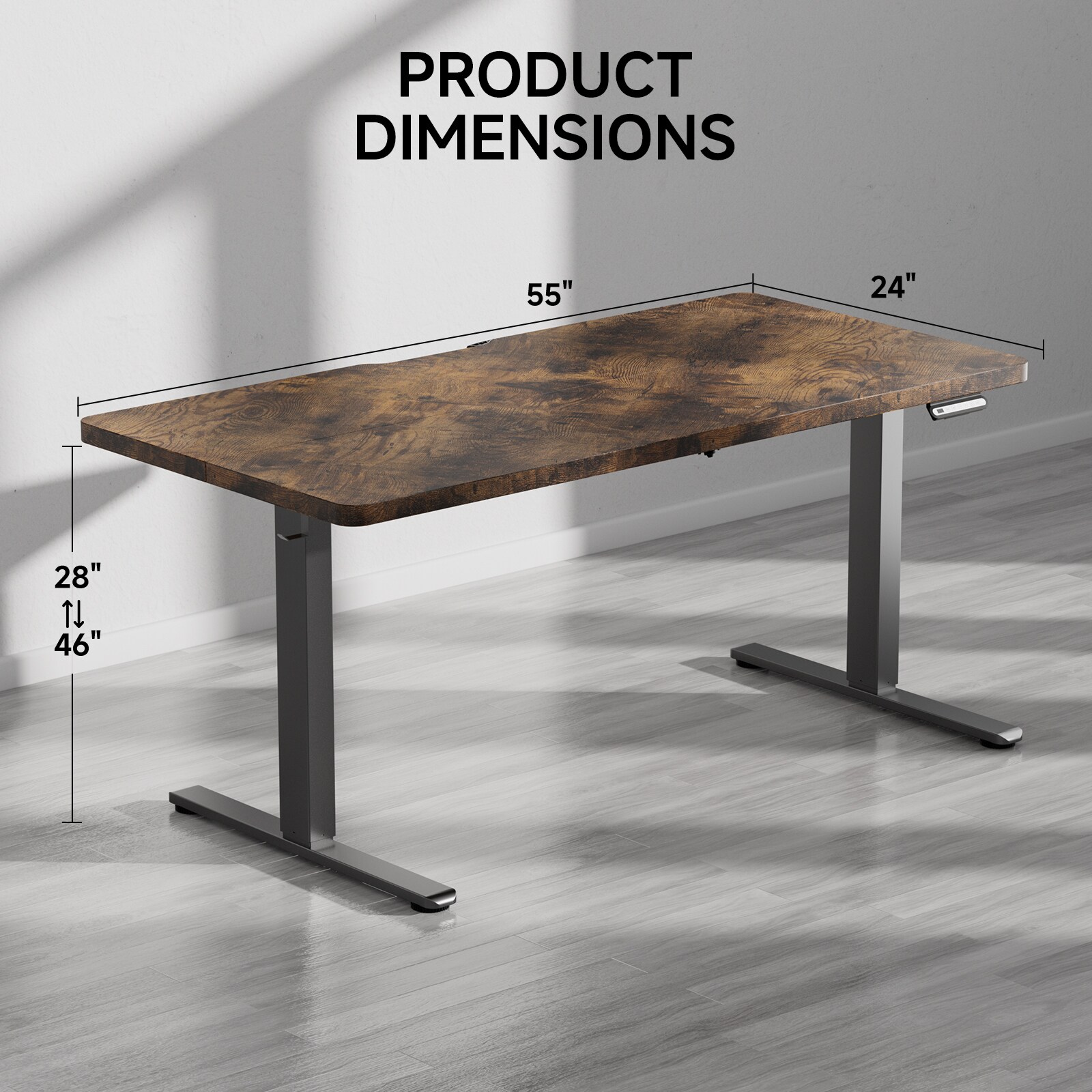 GTPLAYER LOWE'S-DTS338-BR-140 desks - View #2