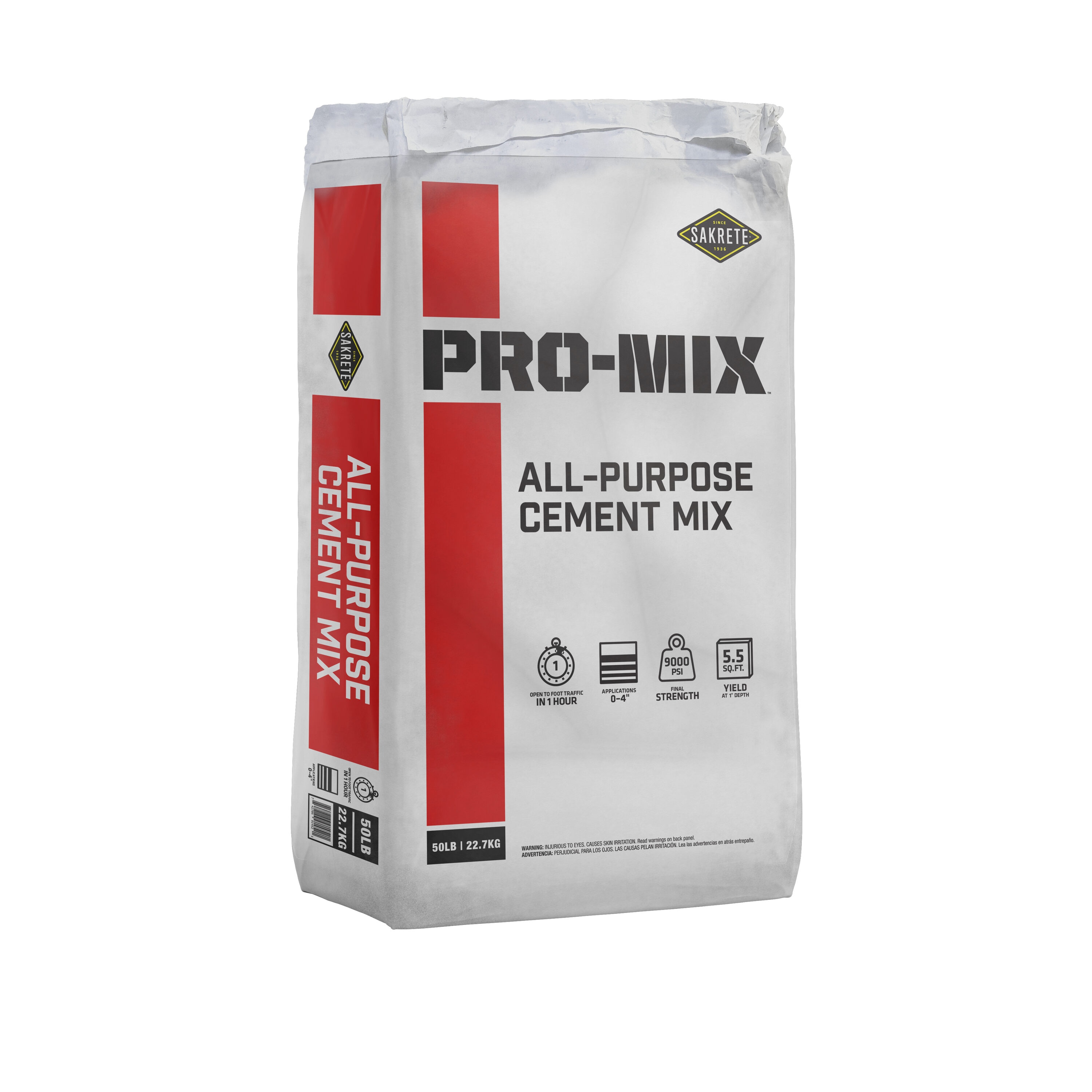 Sakrete Pro Mix 50-lb All-purpose Cement in the Concrete, Cement & Stucco  Mixes department at