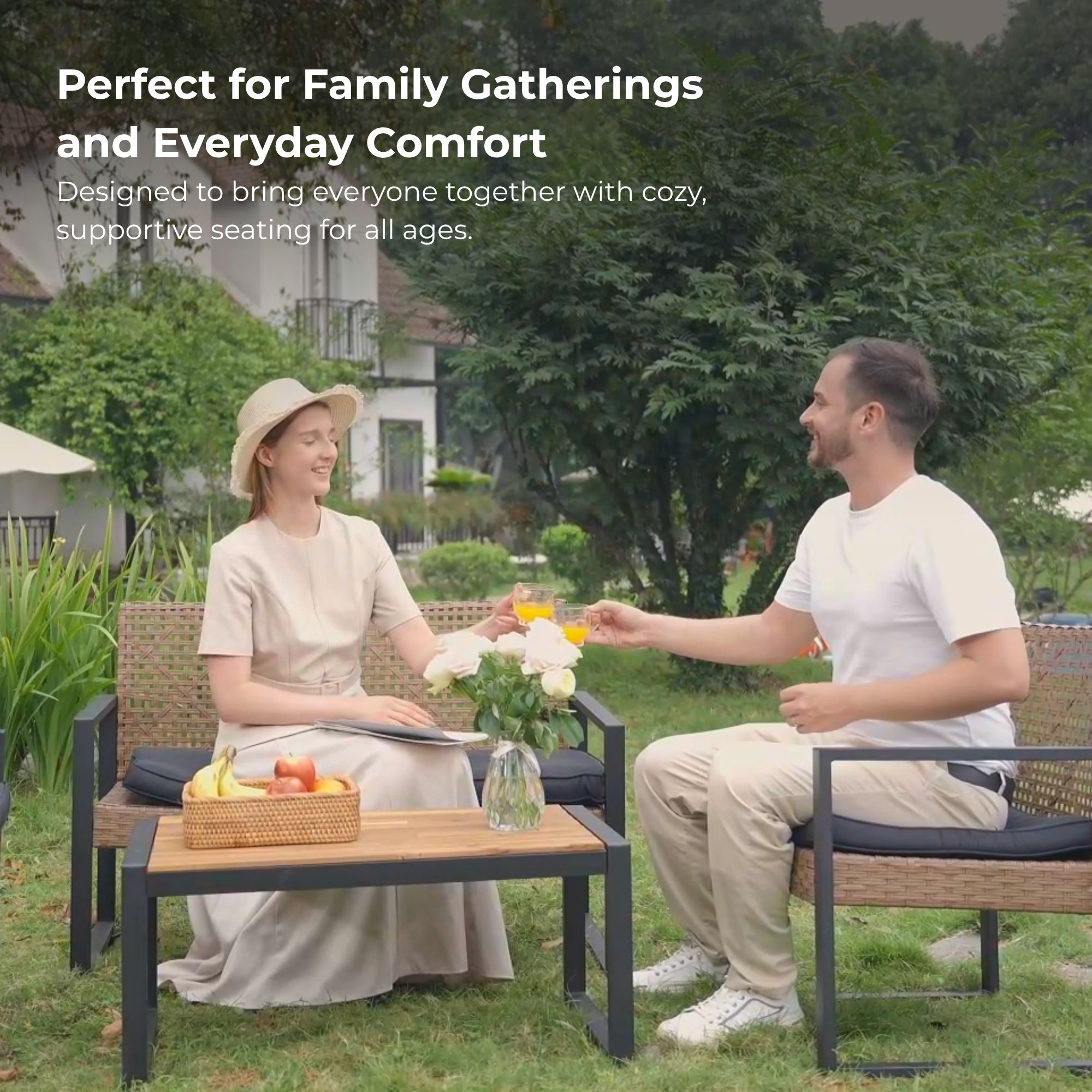 SINOFURN SYB740004BK Patio-Conversation-Sets - View #8