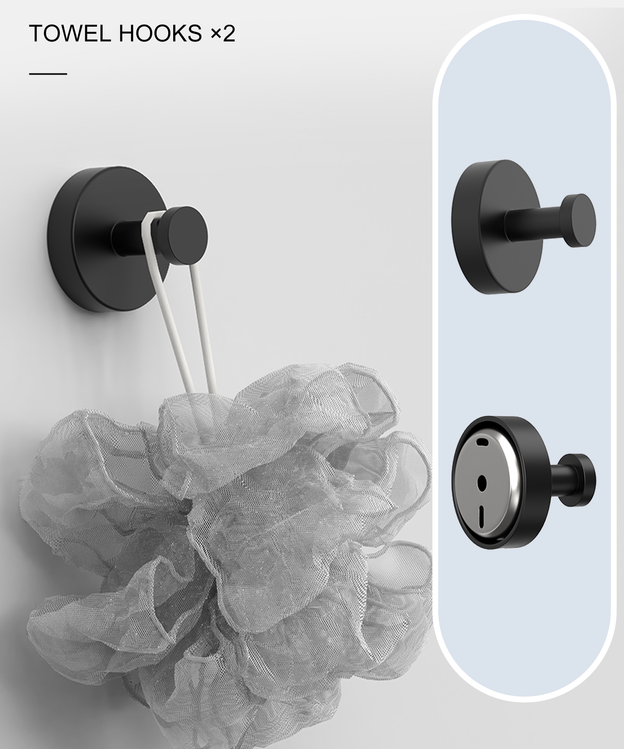 BWE A-91063-B Decorative-Bath-Hardware-Kits - View #4