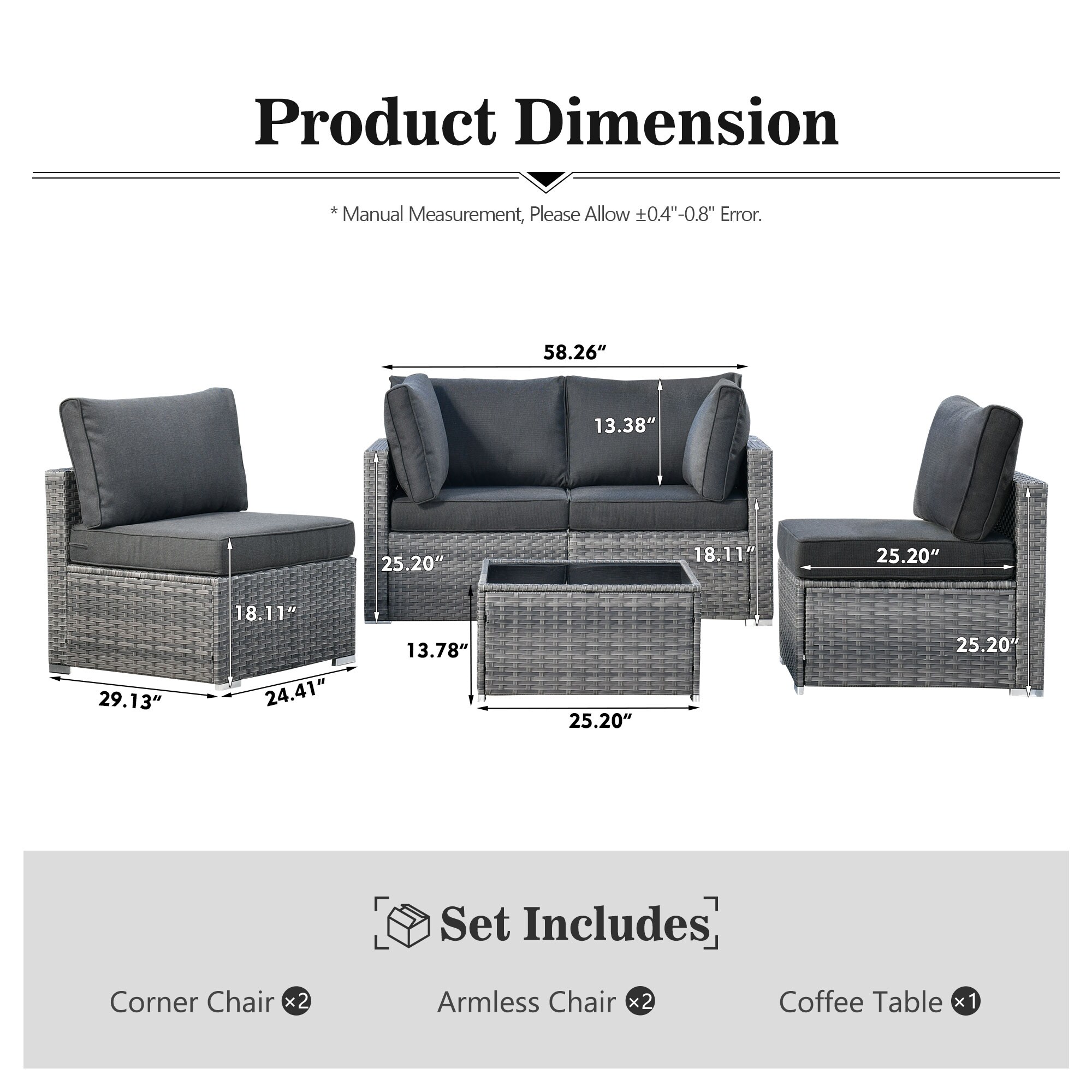 weaxty HMBHOP105 Patio-Sofas-Daybeds - View #6