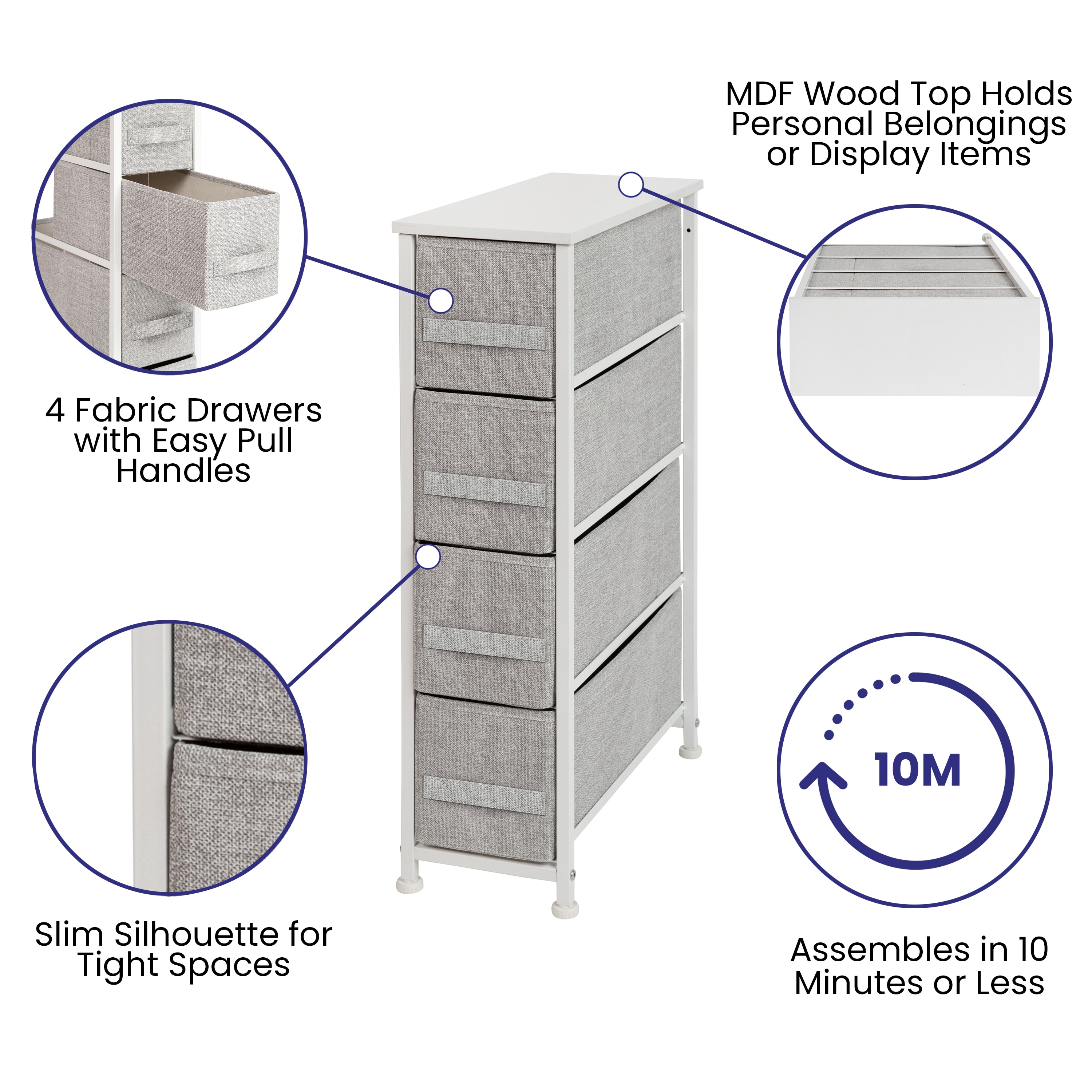 Flash Furniture 889142993506 dressers - View #4