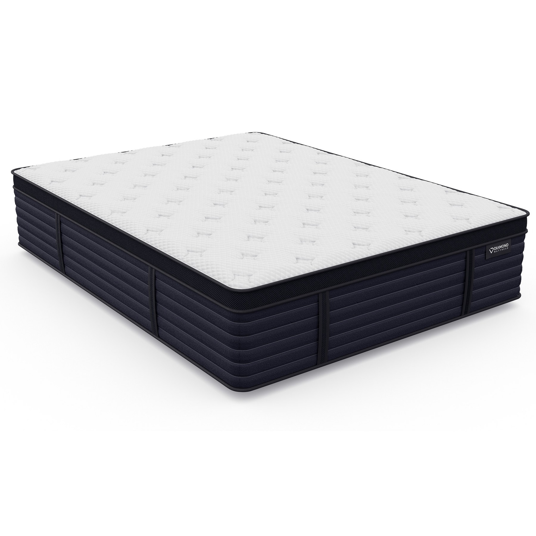 Maocao Hoom JL05165440 14.5-in Medium Twin extra long Hybrid Memory Foam/Coil Blend Mattress in a Box