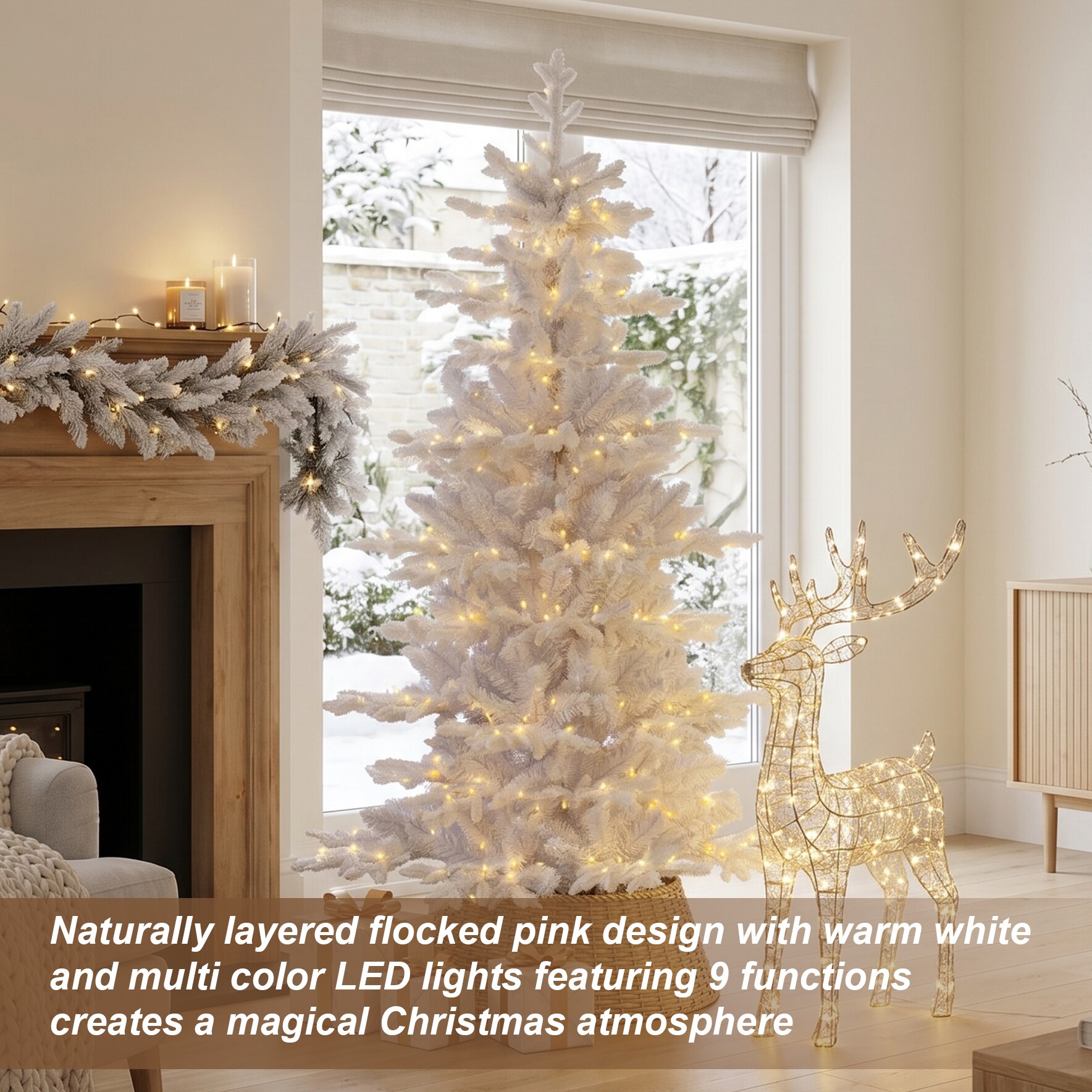 Glitzhome 2014600237 Artificial-Christmas-Trees - View #6