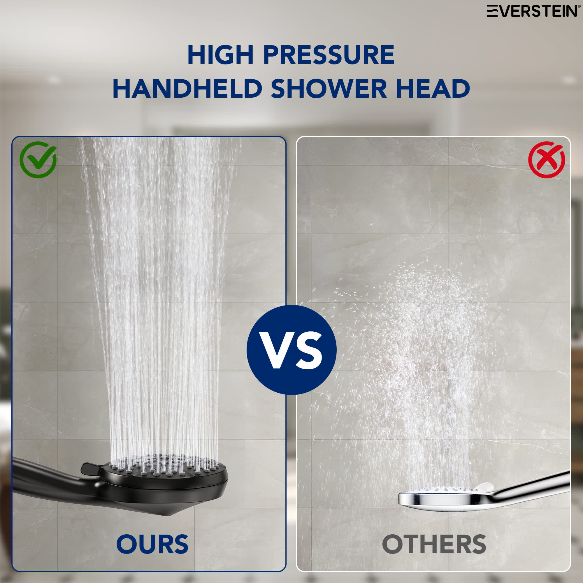 EVERSTEIN SFS-1103-BK Showerhead-Bar-Panels - View #6