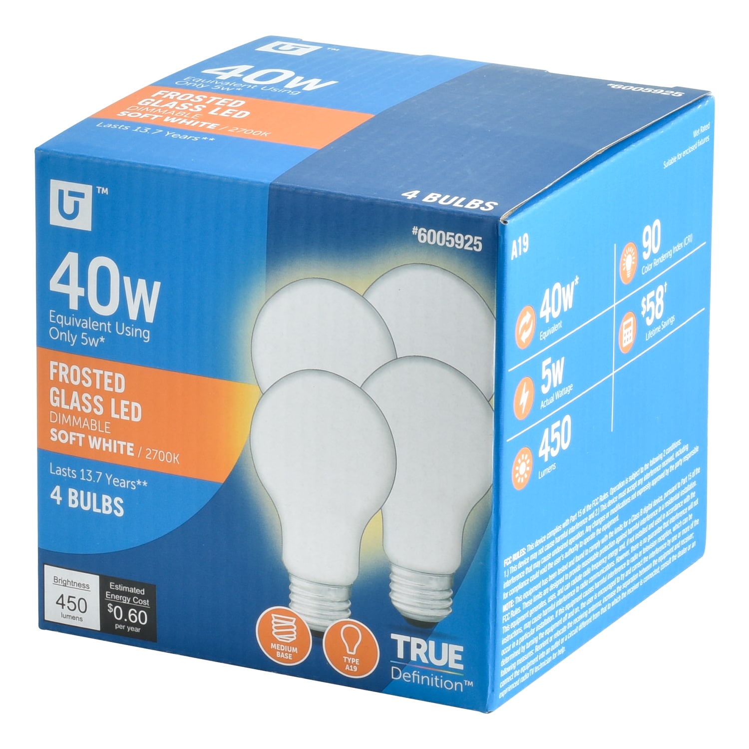 Utilitech 3A19DG5WOP27K4P Led-Lights - View #5