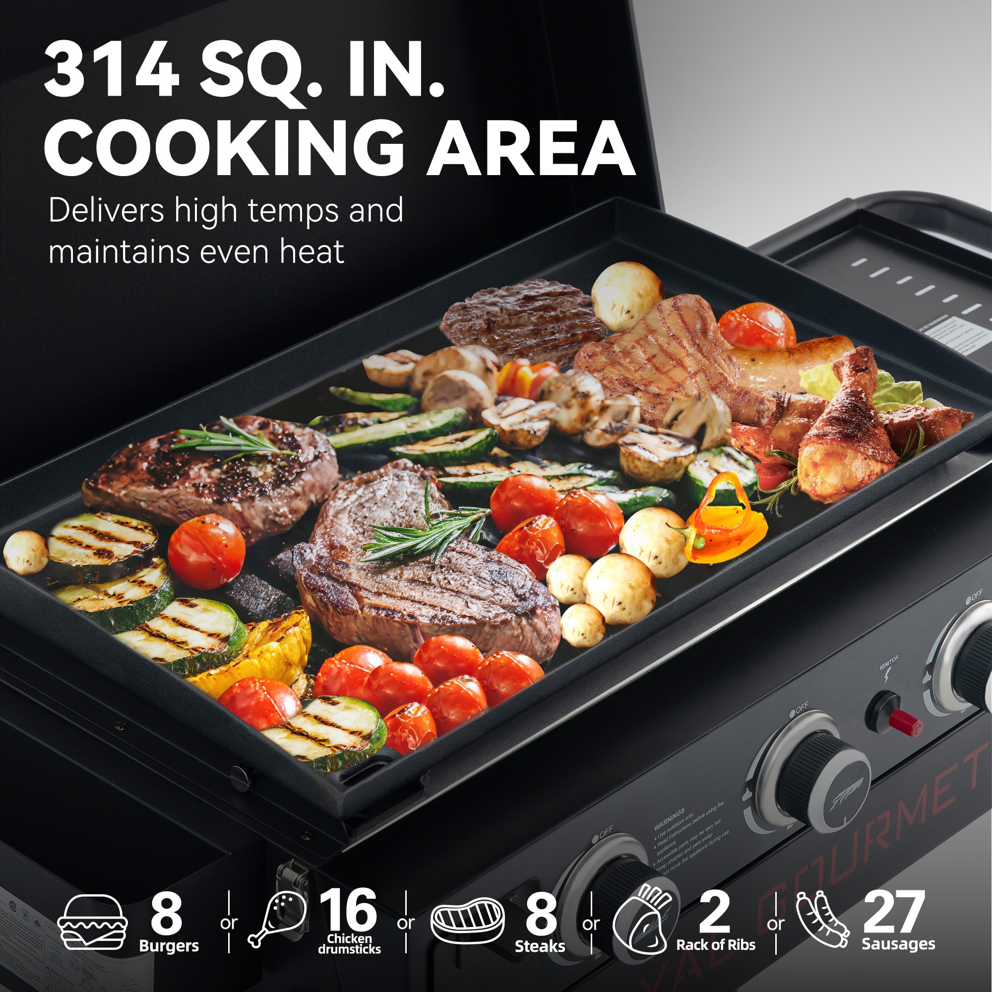 Royal Gourmet PD3001 Tabletop-Grills - View #5