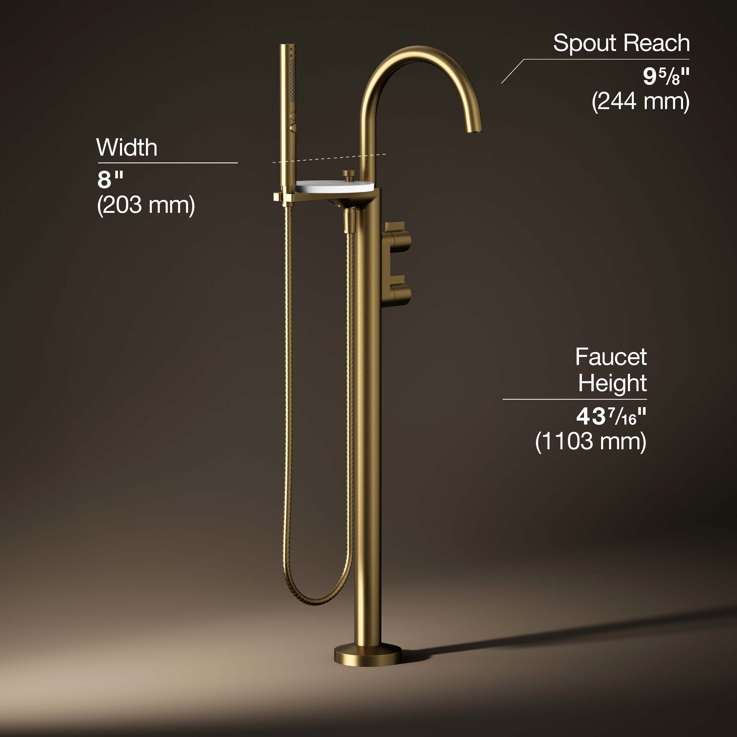 KOHLER K-T77984-4-2MB Roman-Tub-Faucets - View #3