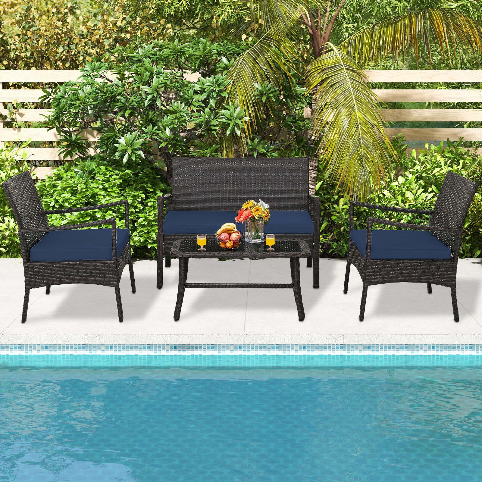 Slickblue D-CO-YN55907WH Patio-Conversation-Sets - View #2