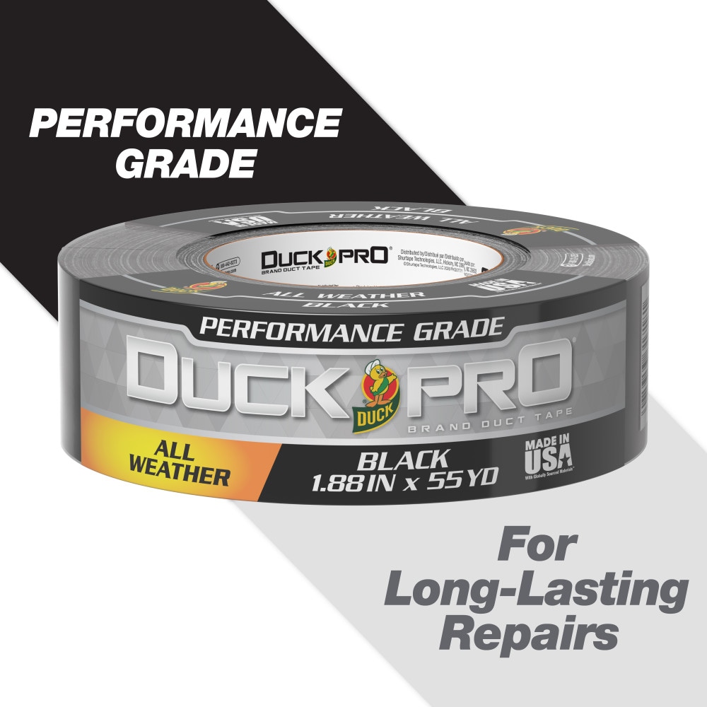 Duck Pro Black Duct Tape 1.88-in x 55 Yard(s)