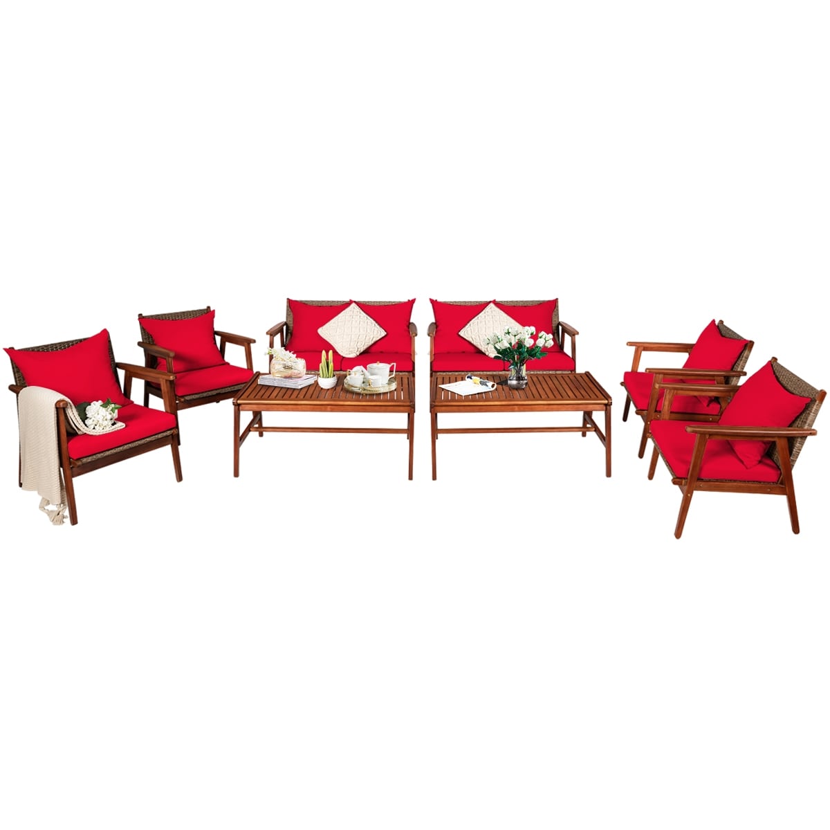 WELLFOR OUS66517RE+ Patio-Conversation-Sets - View #3