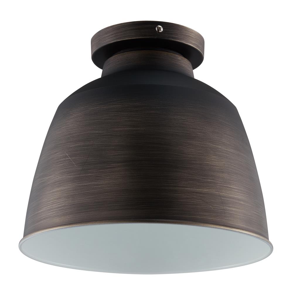 Boston Loft Furnishings ATG7928 Arlenta 1 -Light 10.25-in Antique Bronze Flush Mount Light