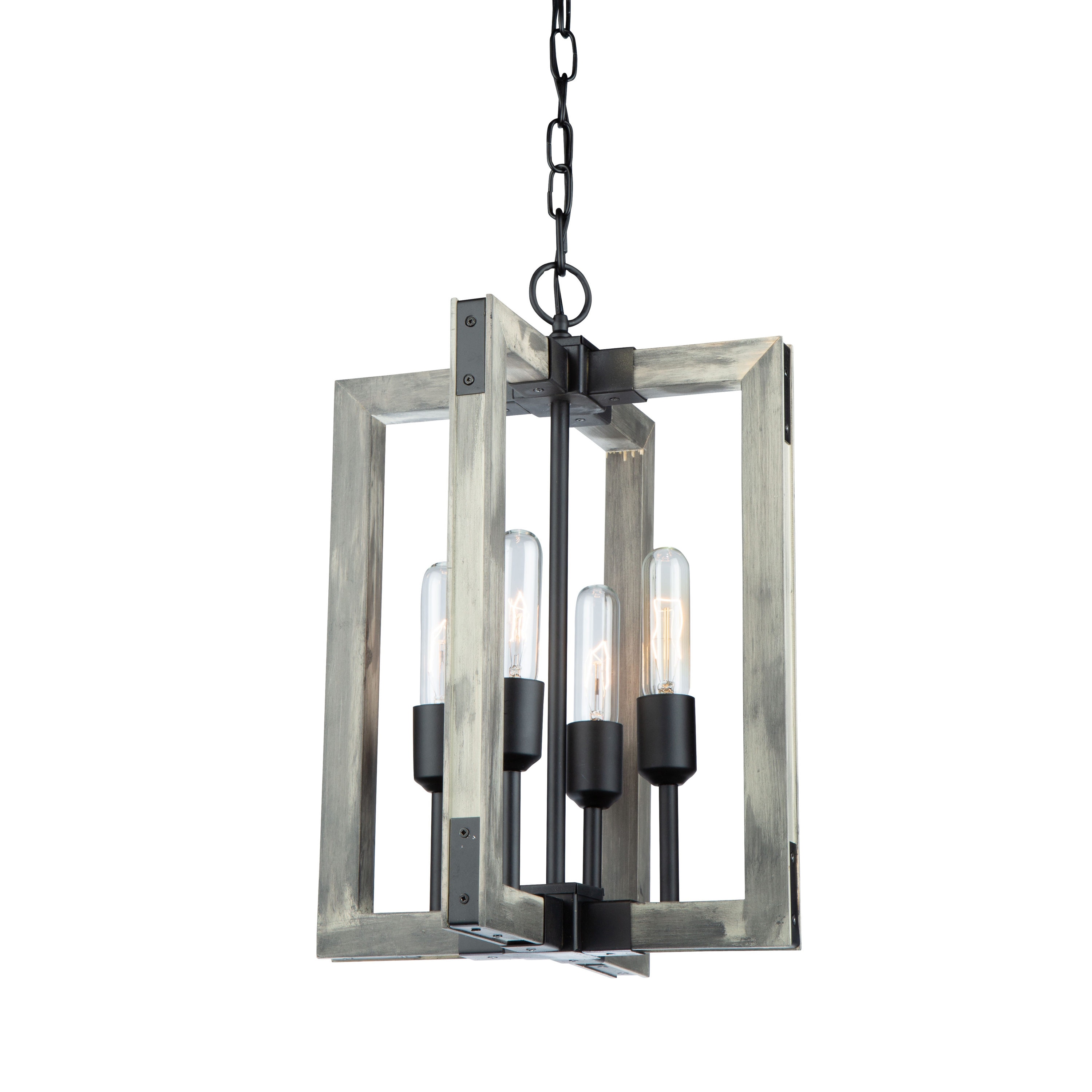 ARTCRAFT AC11654BK Gatehouse 4-Light Multiple Finishes Multiple Colors Transitional Dry rated Chandelier
