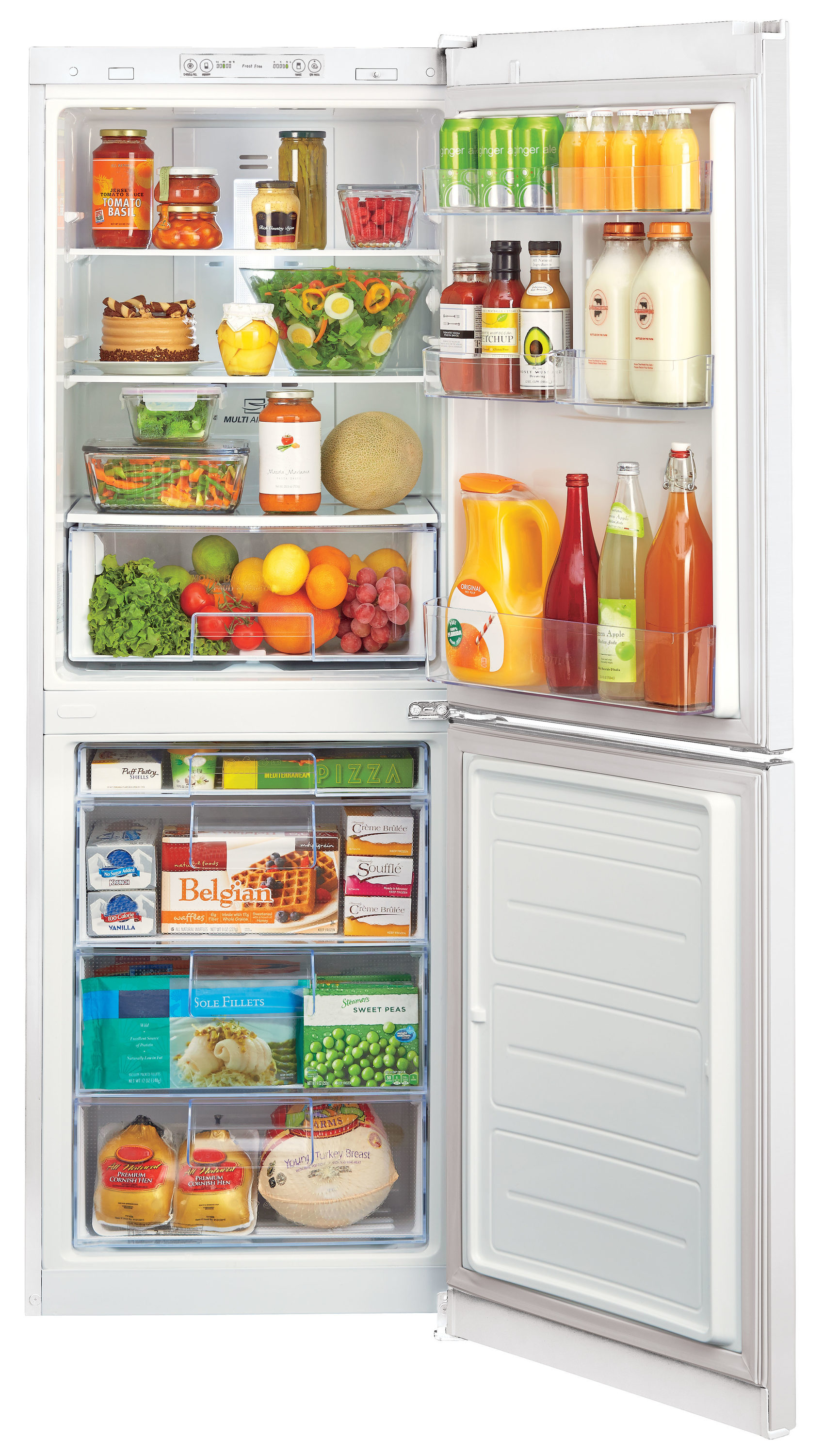 LG LBN10551SW Bottom-Freezer-Refrigerators - View #3