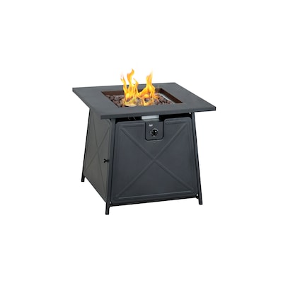 Steel Propane Gas Fire Pit, How To Make Gas Fire Pit Hotter