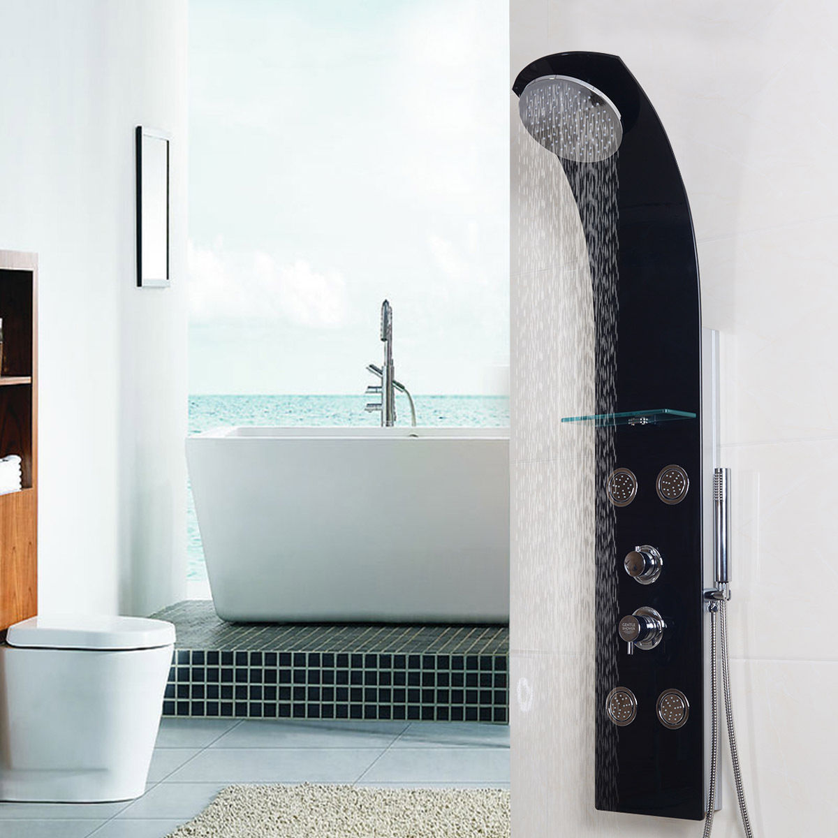 Slickblue D-CO-0027AB Showerhead-Bar-Panels - View #2