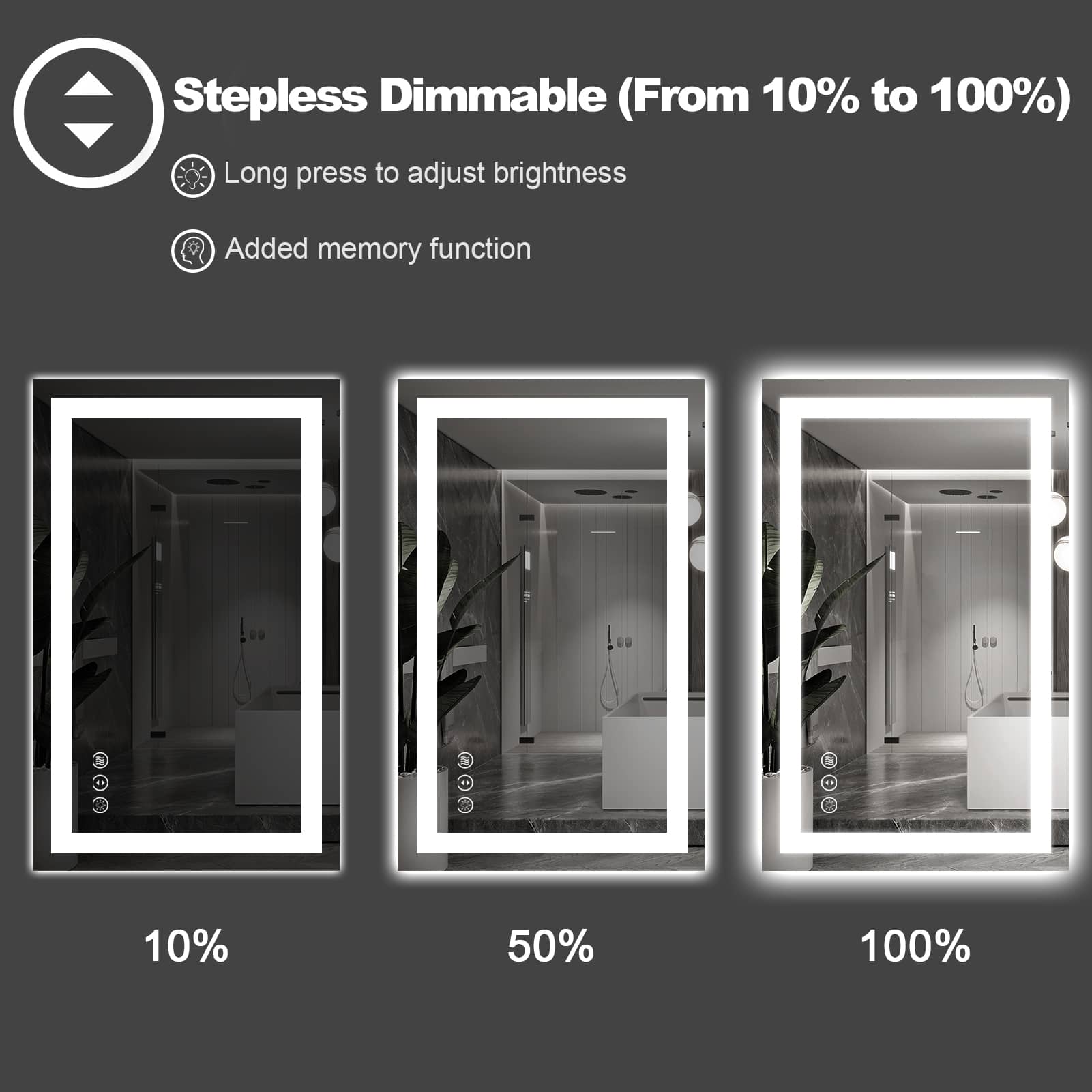 Amorho S1R6080UL Framed-Bath-Mirrors - View #6