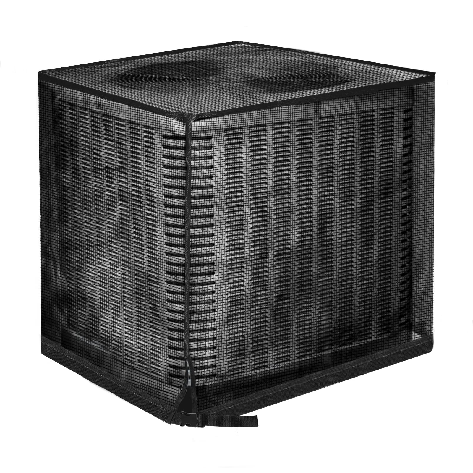 Phyfalip  Outdoor Air Conditioner Cover Mesh AC Unit Cover for All Seasons Protects from Leaves Cottonwood and Debris Fits 31 5 x 31 5 x 35 4 Inch