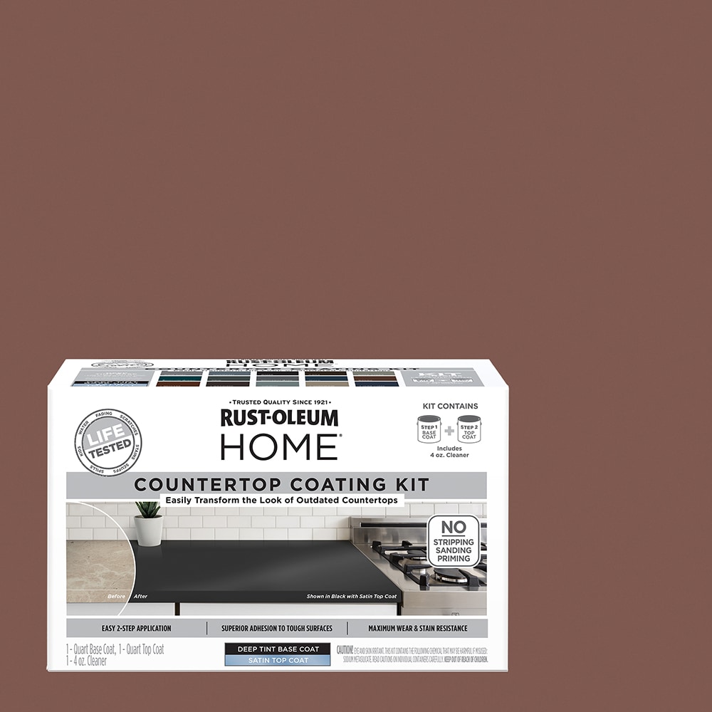 Rust-Oleum 38496316T  Home Root Beer Satin Countertop Refinishing kit