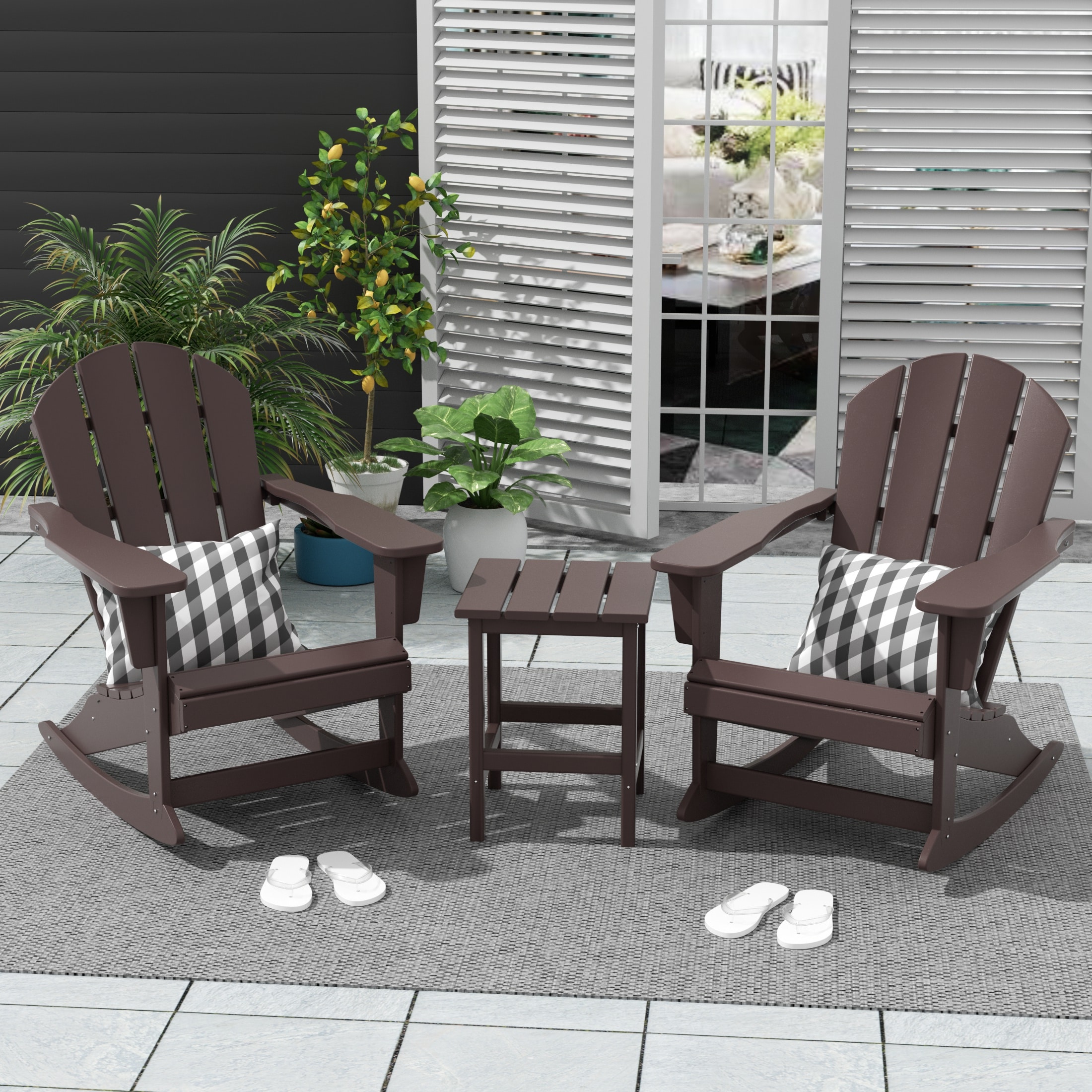 Westin Furniture 2001-RC-DKBR3 Patio-Chairs - View #2