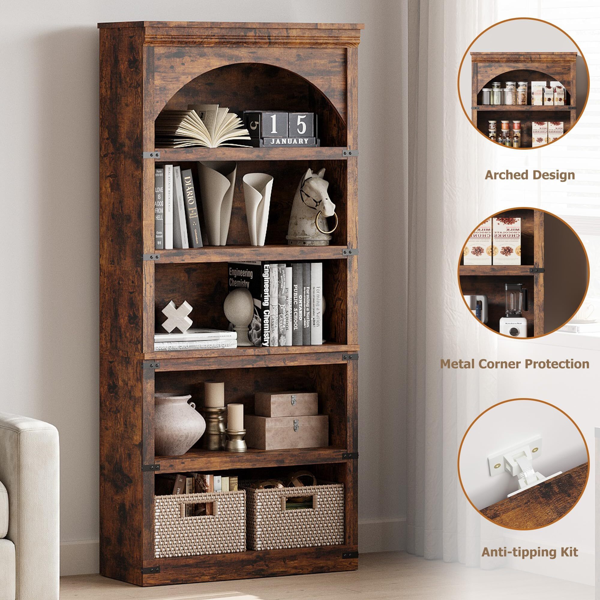 GarveeLife PHO-33TEPYC8 bookcases - View #5