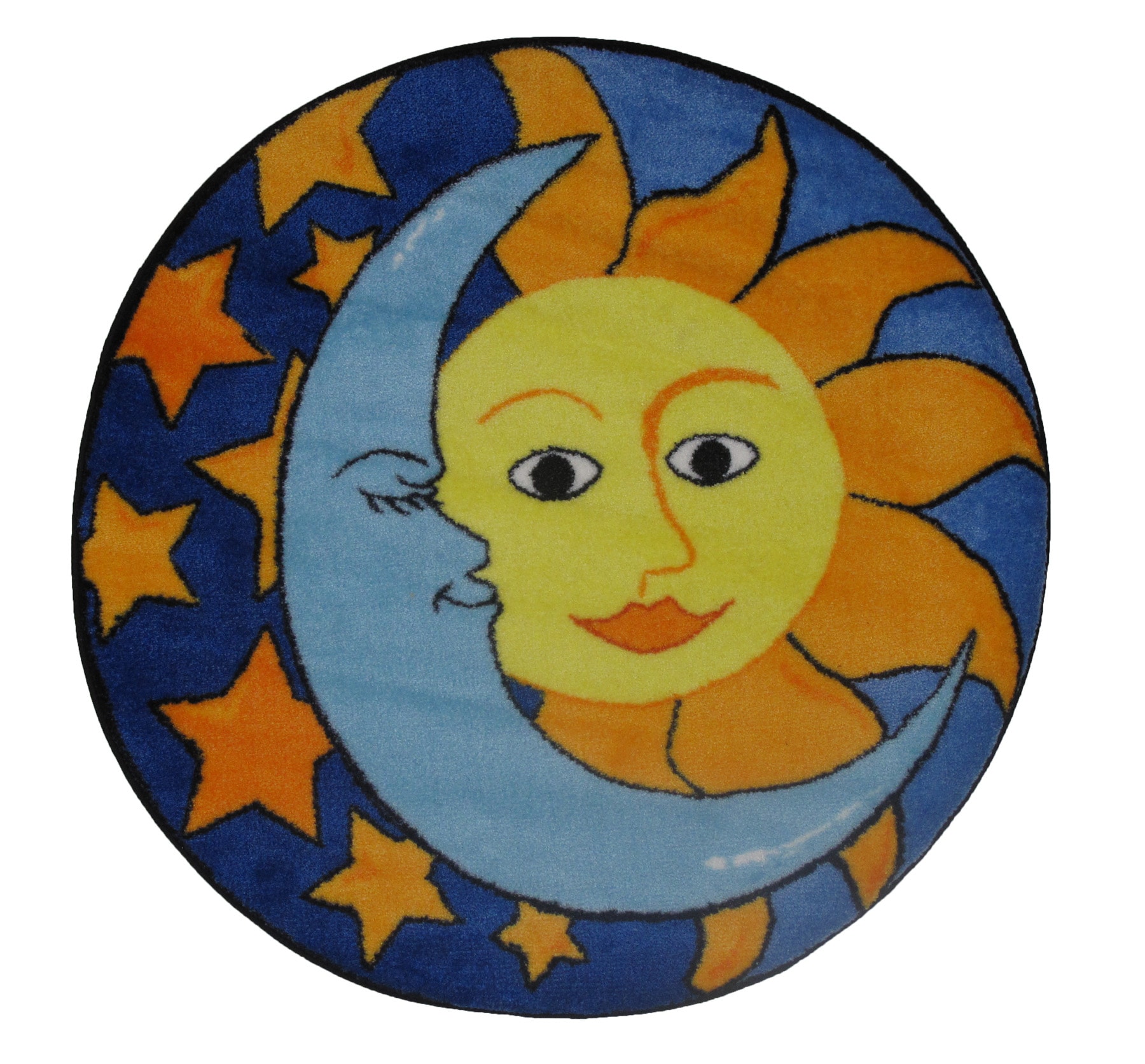 Fun Rugs FTS-062 39RD Fun Time Shape 3 x 3 Multi-color Round Indoor Area Rug