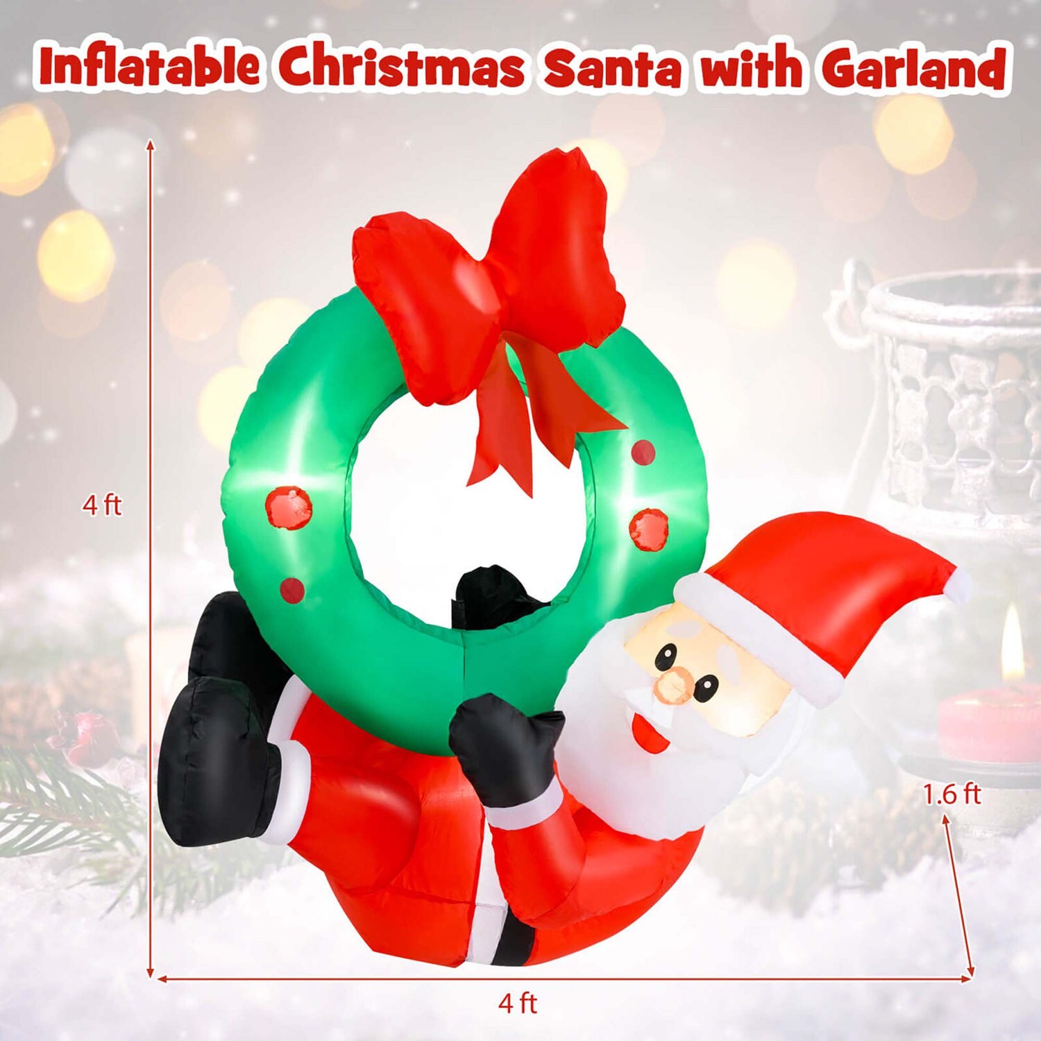 Costway HCST04472 Christmas-Inflatables - View #3
