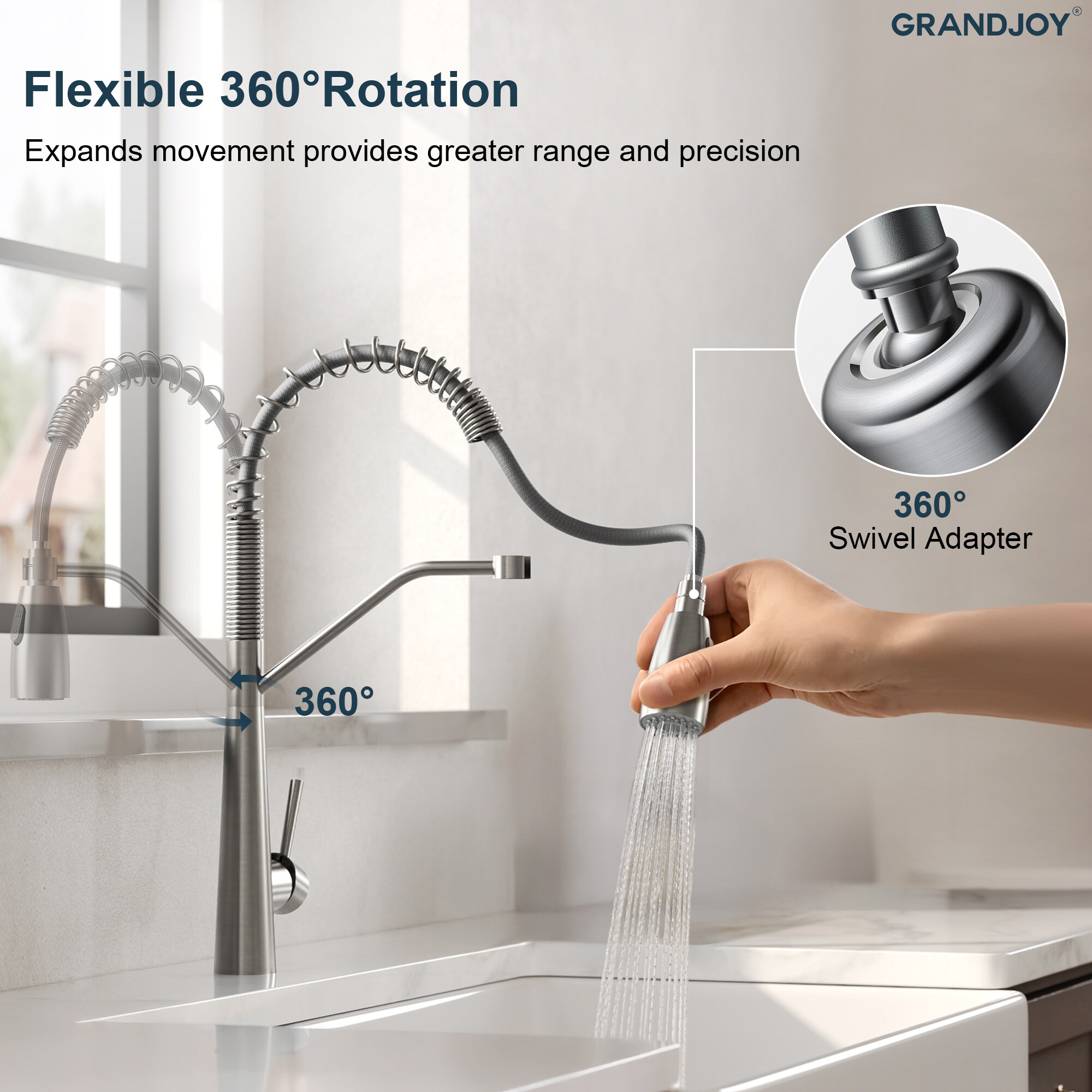 GRANDJOY TOBILI203G Kitchen-Faucets - View #8