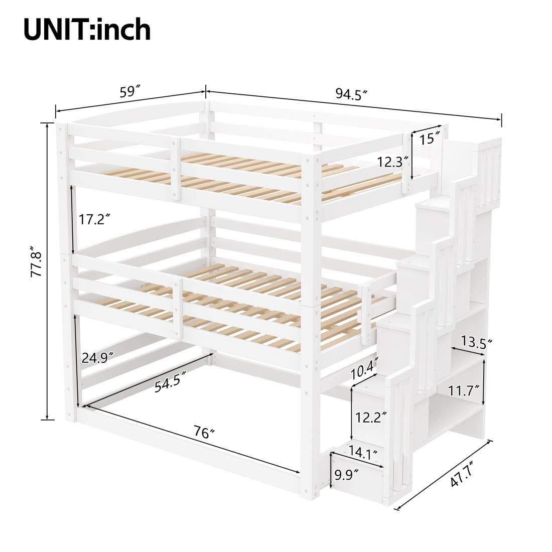 CHITA BED723-535 Bunk-Beds - View #4
