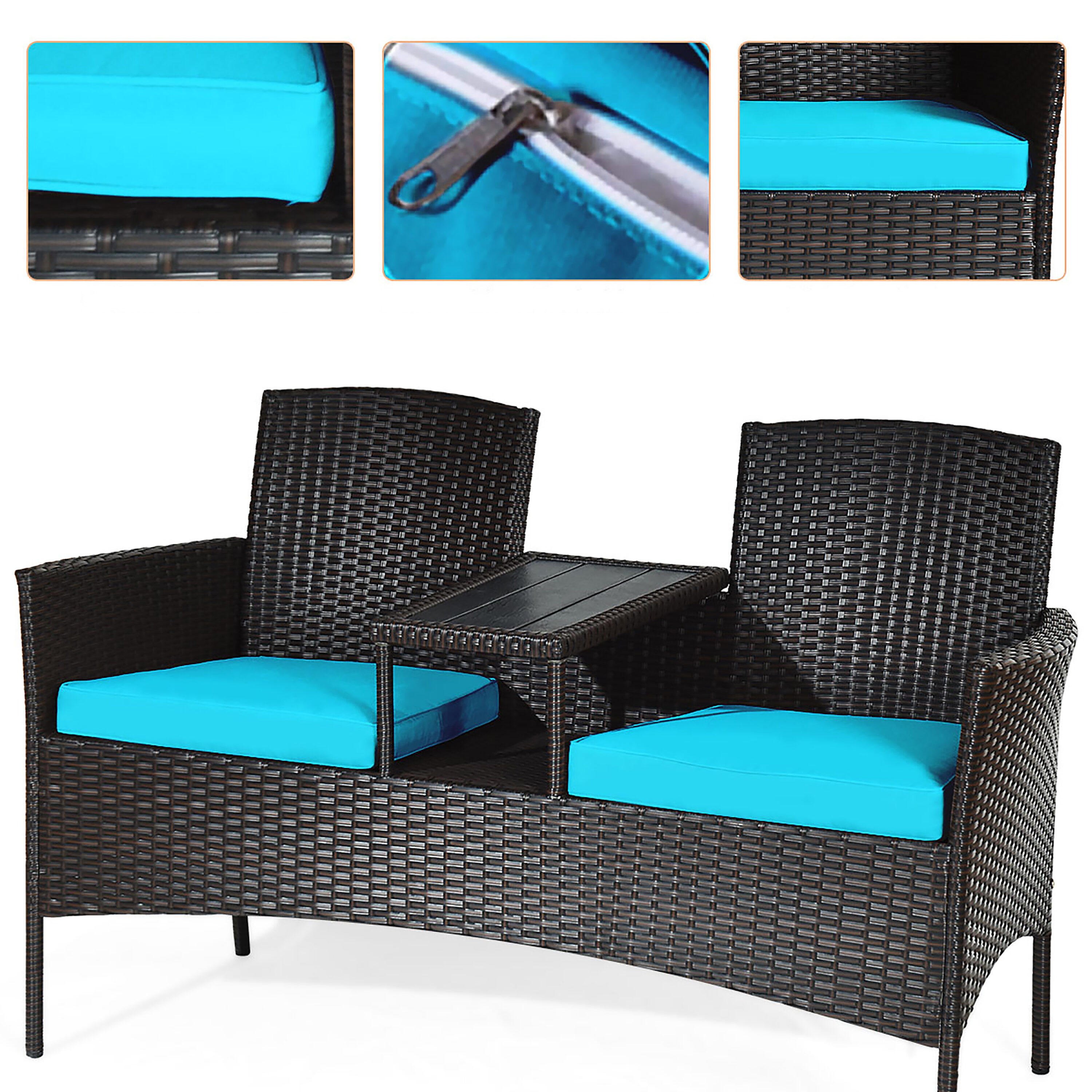 Costway HW63233TU Patio-Conversation-Sets - View #3