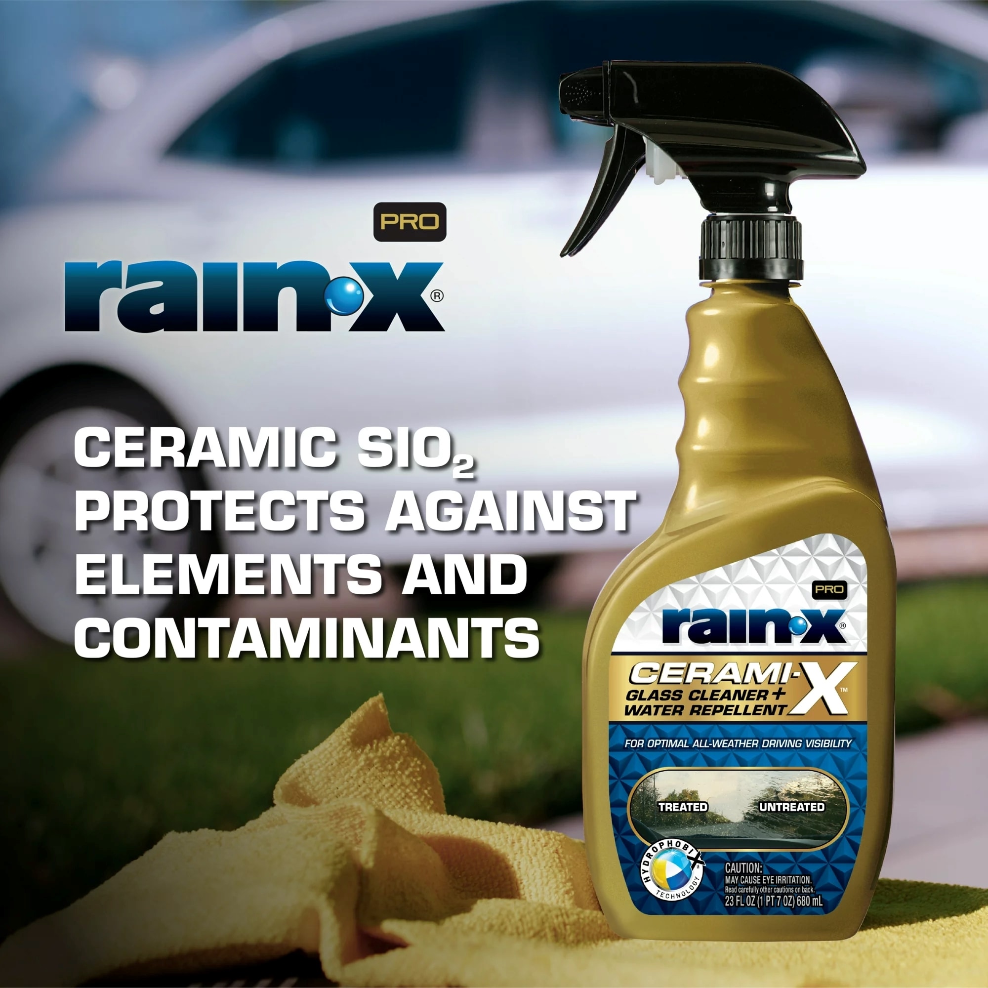 Rain-X 2-in-1 Foaming Glass Cleaner, 18 oz., 9909427