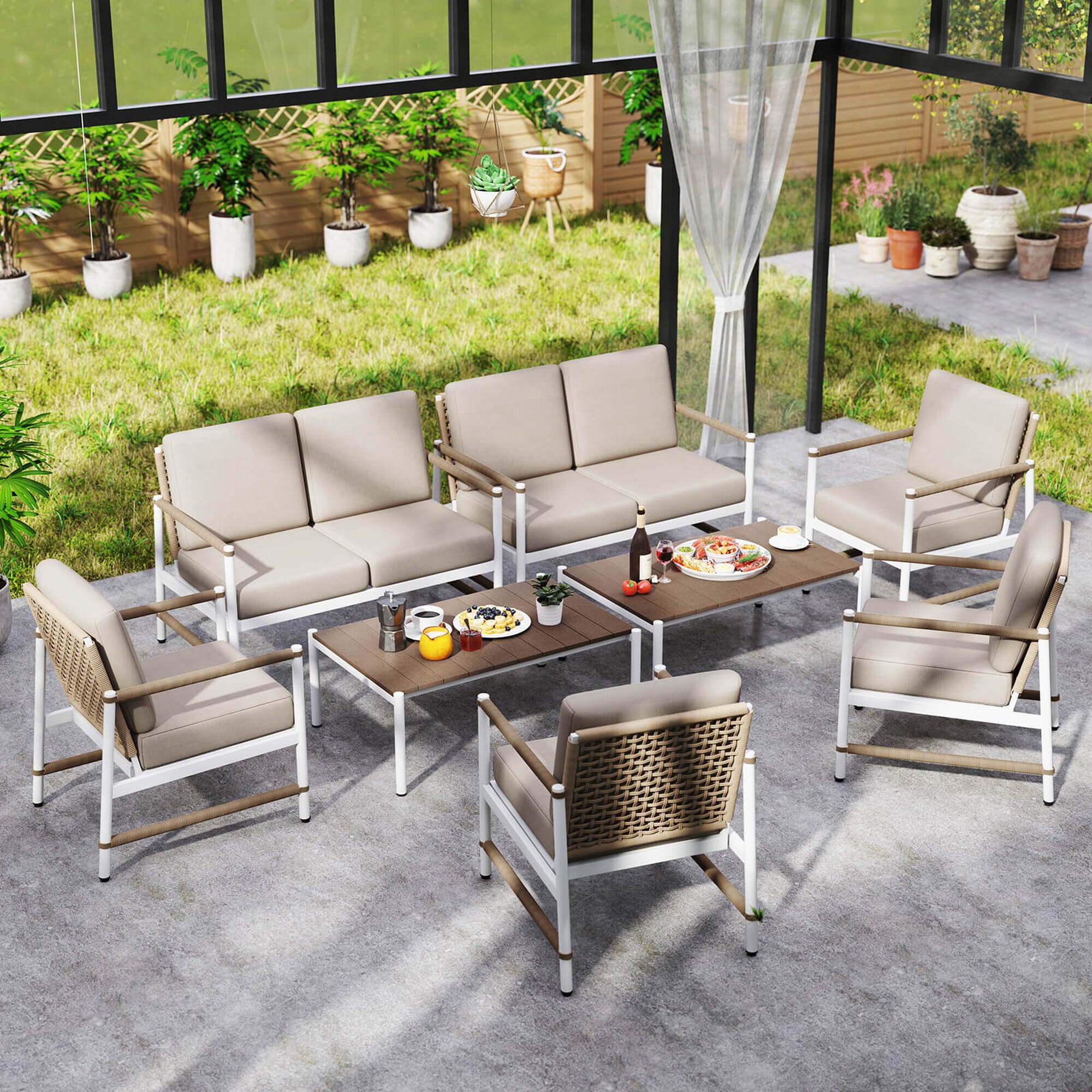 Costway HCST05448 Patio-Conversation-Sets - View #7