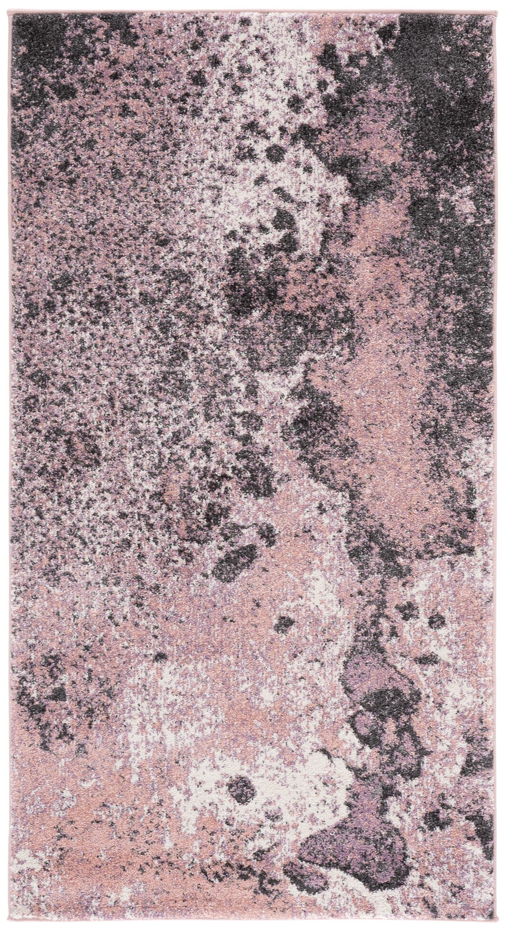 Safavieh Glacier Pink/Gray Contemporary 2ft-7in x 5ft Accent Rug in the ...