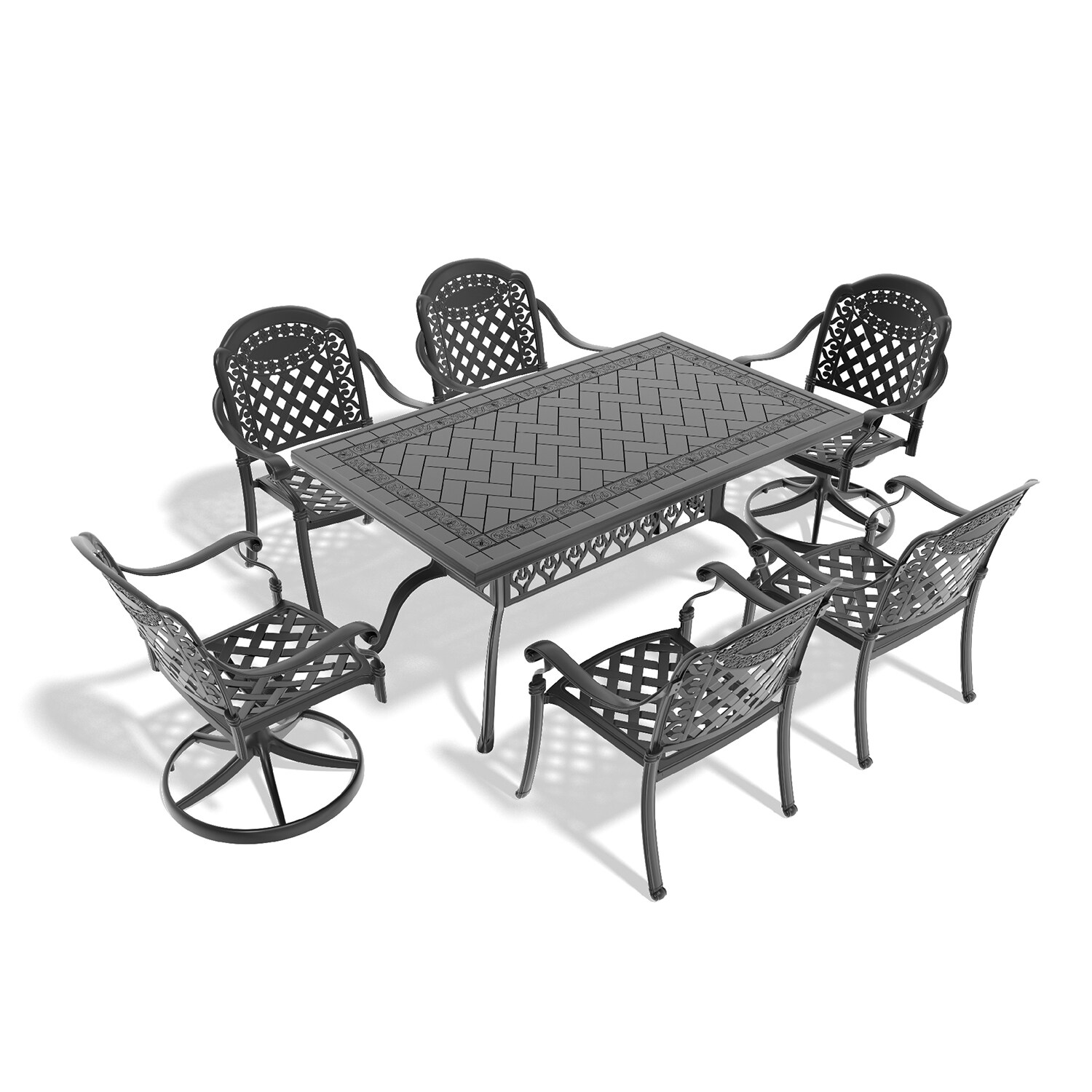 Dimakai DK-XG180DFX9 Patio-Dining-Sets - View #3