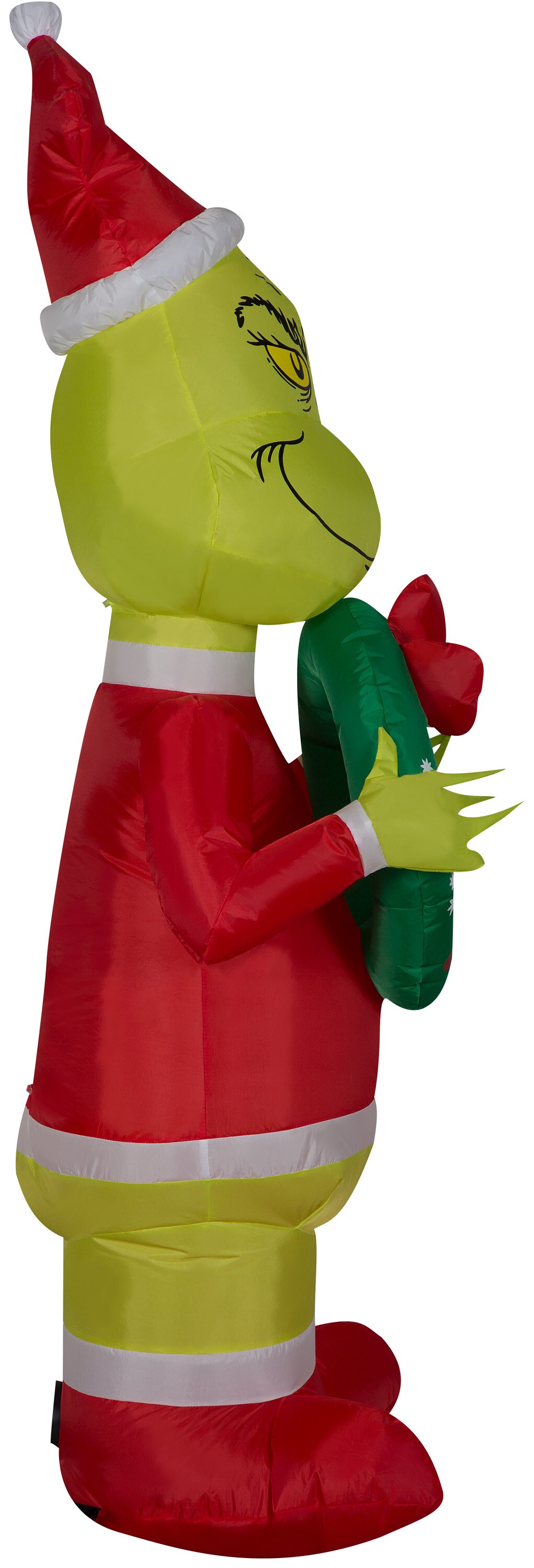 Gemmy 4.72-ft Lighted Dr. Seuss Wreath Christmas Inflatable in the ...