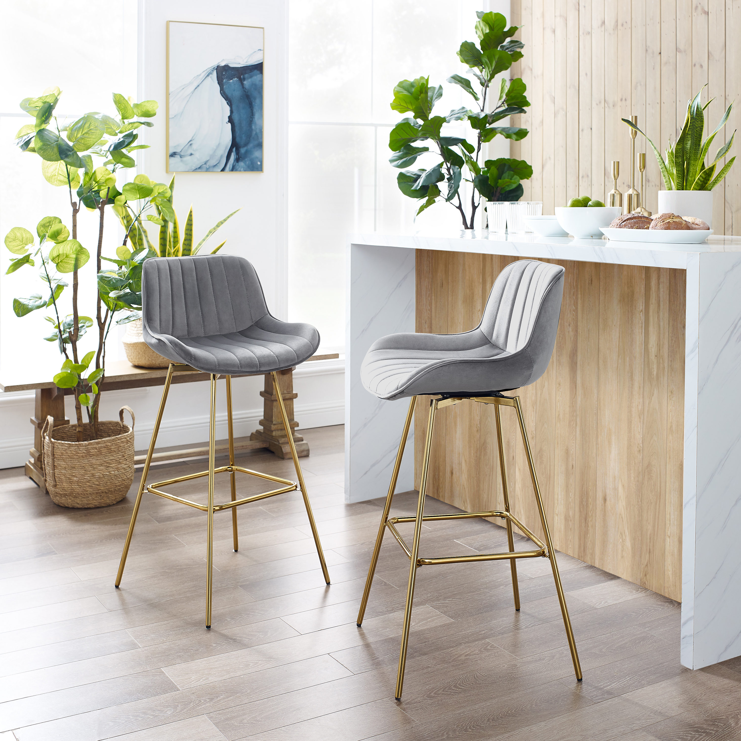 Art Leon BS012-GRAY stools - View #2