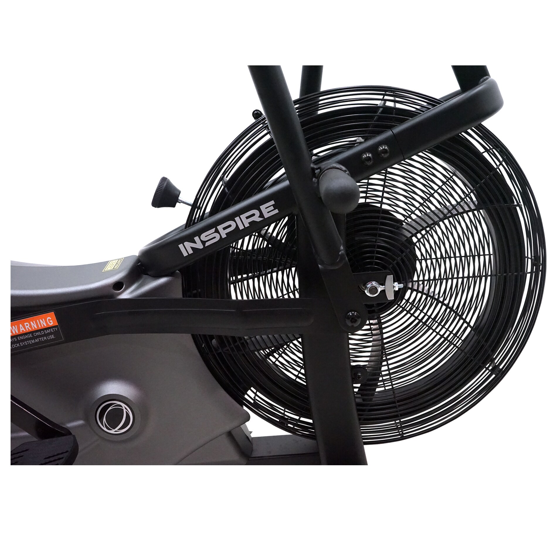  Inspire Fitness CB1 Resistance Air Bike Trainer - Stationary  Exercise Bike - Fan Bike with Arm Exercisers - Cardio Bike : Sports &  Outdoors