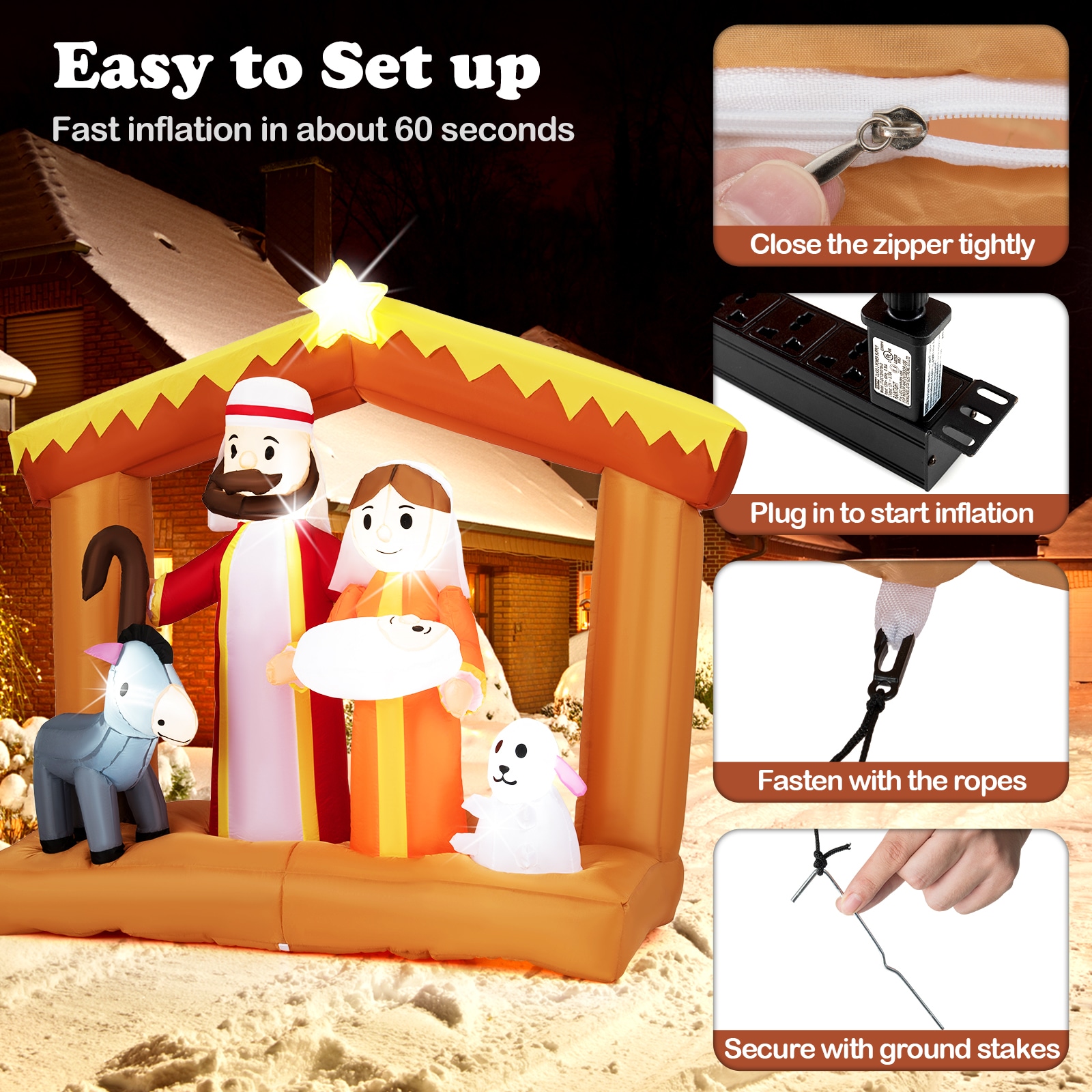LIVIZA HYG25256US Christmas-Inflatables - View #5