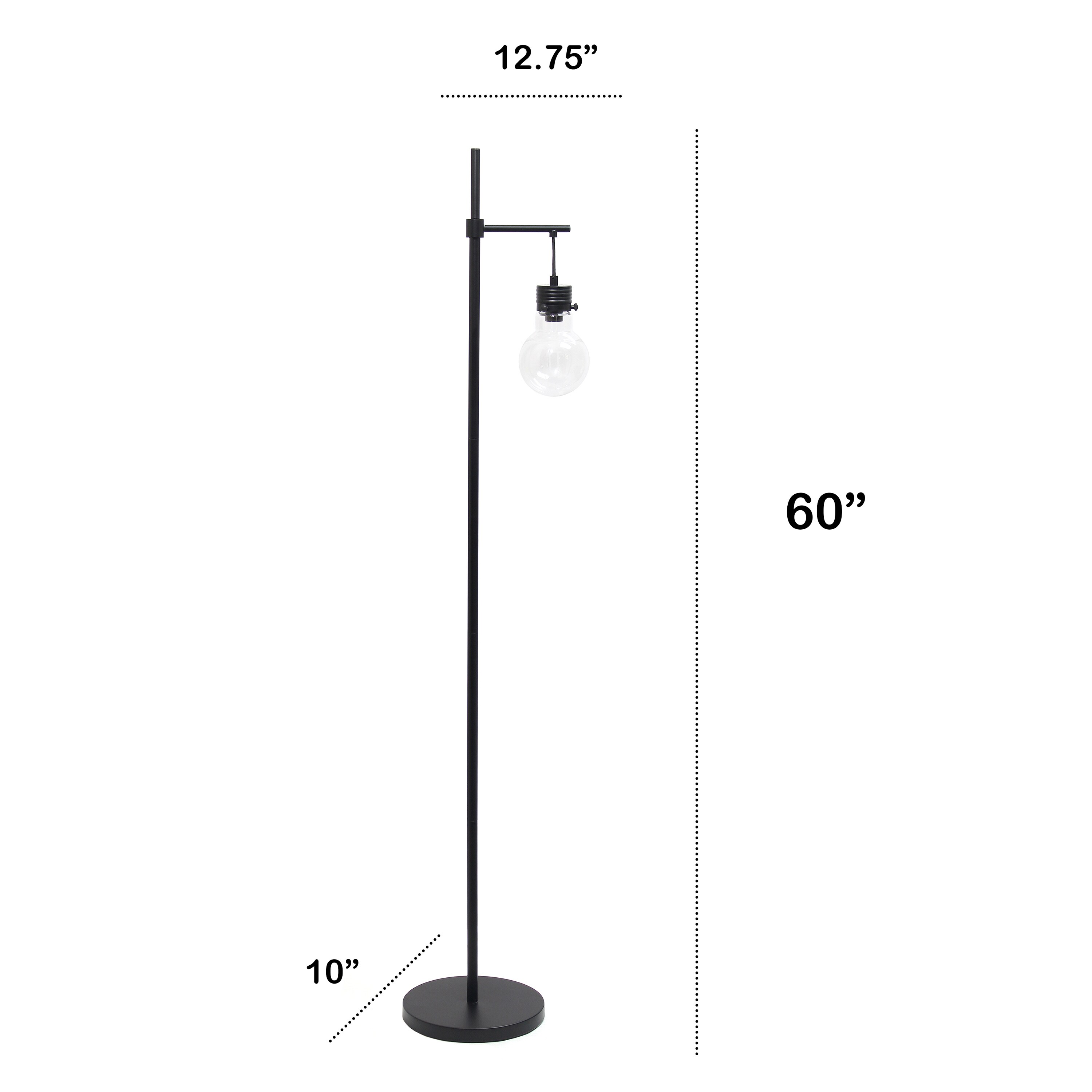 Lalia Home LHF-1002-BK floorlamps - View #3