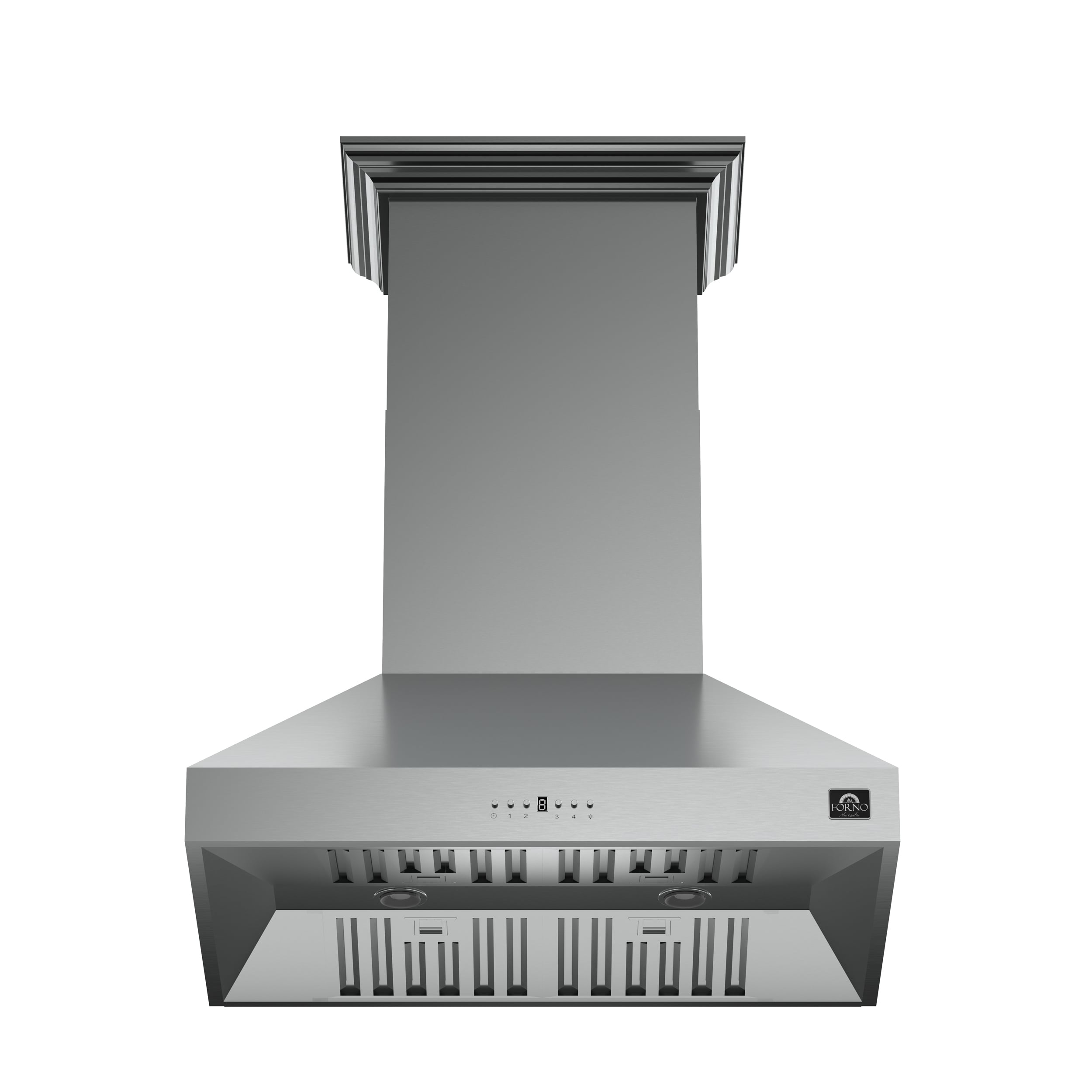 FORNO FRHWM5094-36 36 inch Ducted 1200-CFM Stainless Steel Wall-Mounted Range Hood