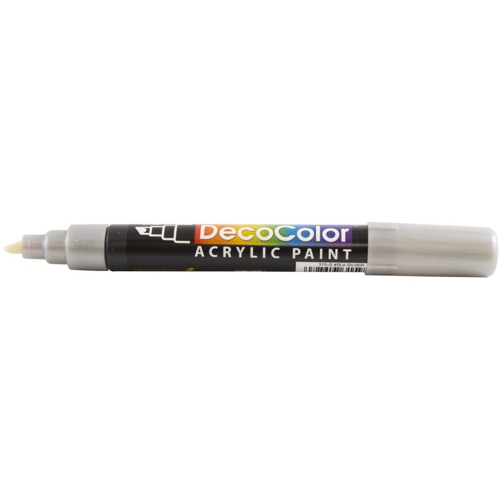 JAM Paper Jumbo Point Acrylic Paint Marker, Silver, 2/Pack in the Pens,  Pencils & Markers department at