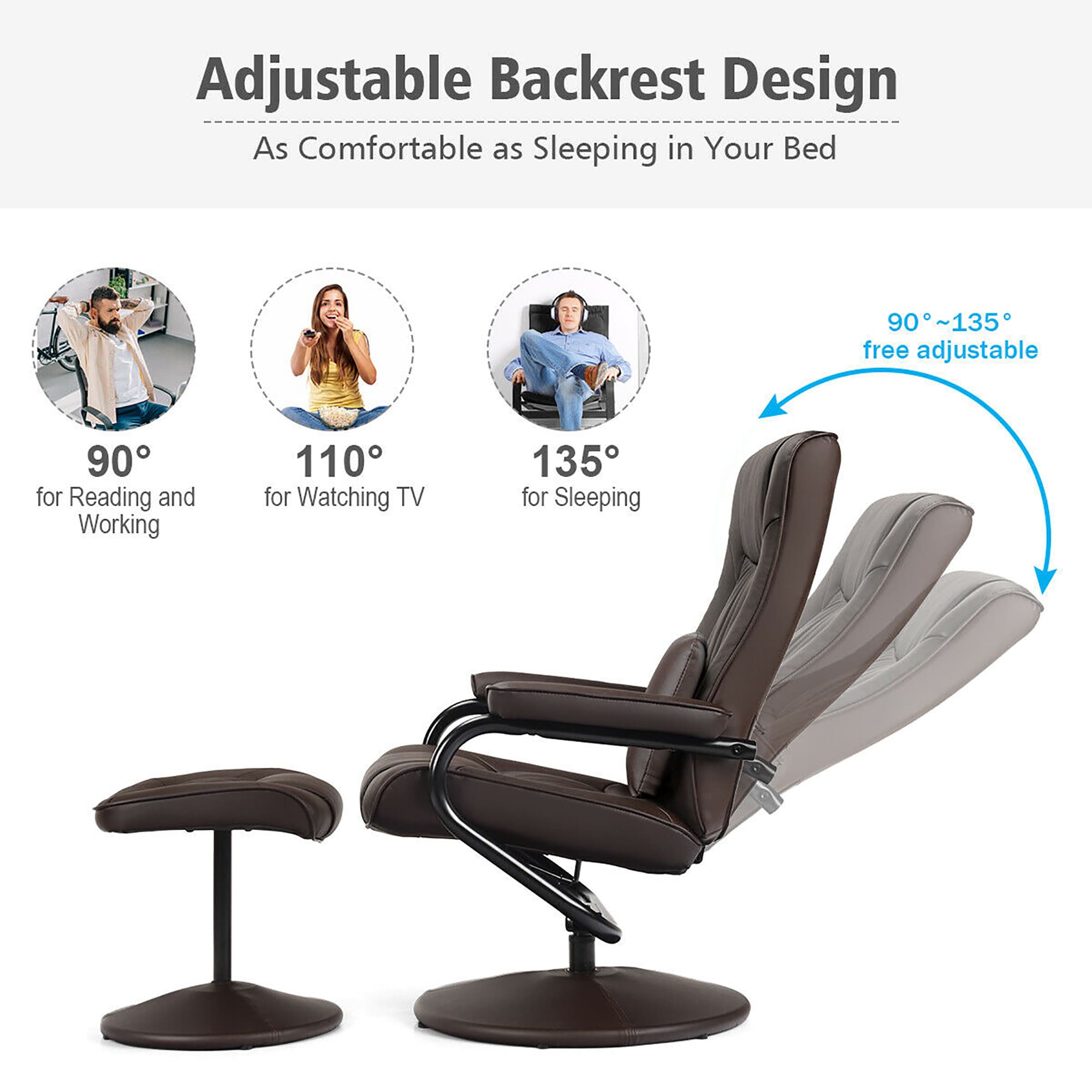 Costway HW51430BN recliners - View #9